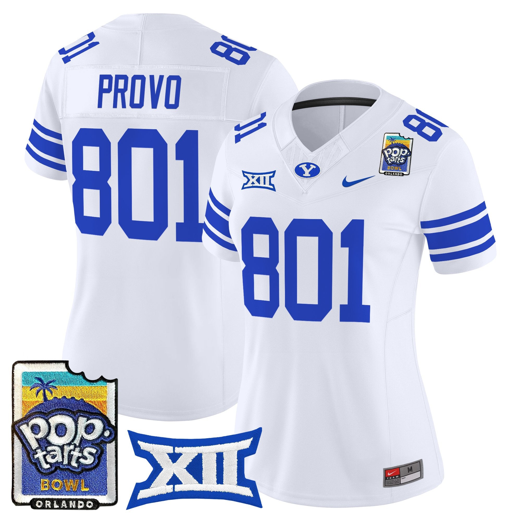 Women's BYU Cougars 2025 Pop-Tarts Bowl Vapor Limited Jersey - All Stitched