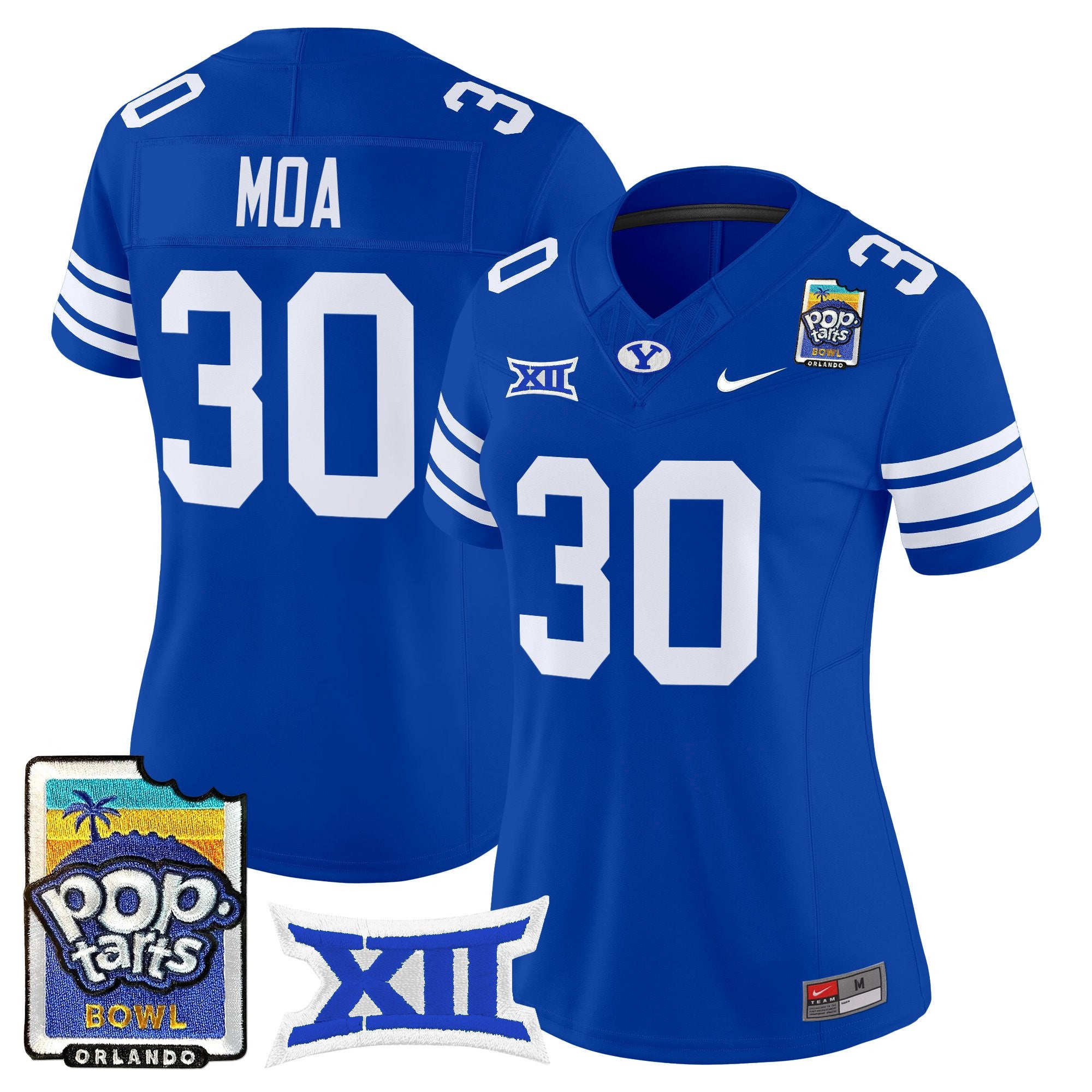 Women's BYU Cougars 2025 Pop-Tarts Bowl Vapor Limited Jersey - All Stitched
