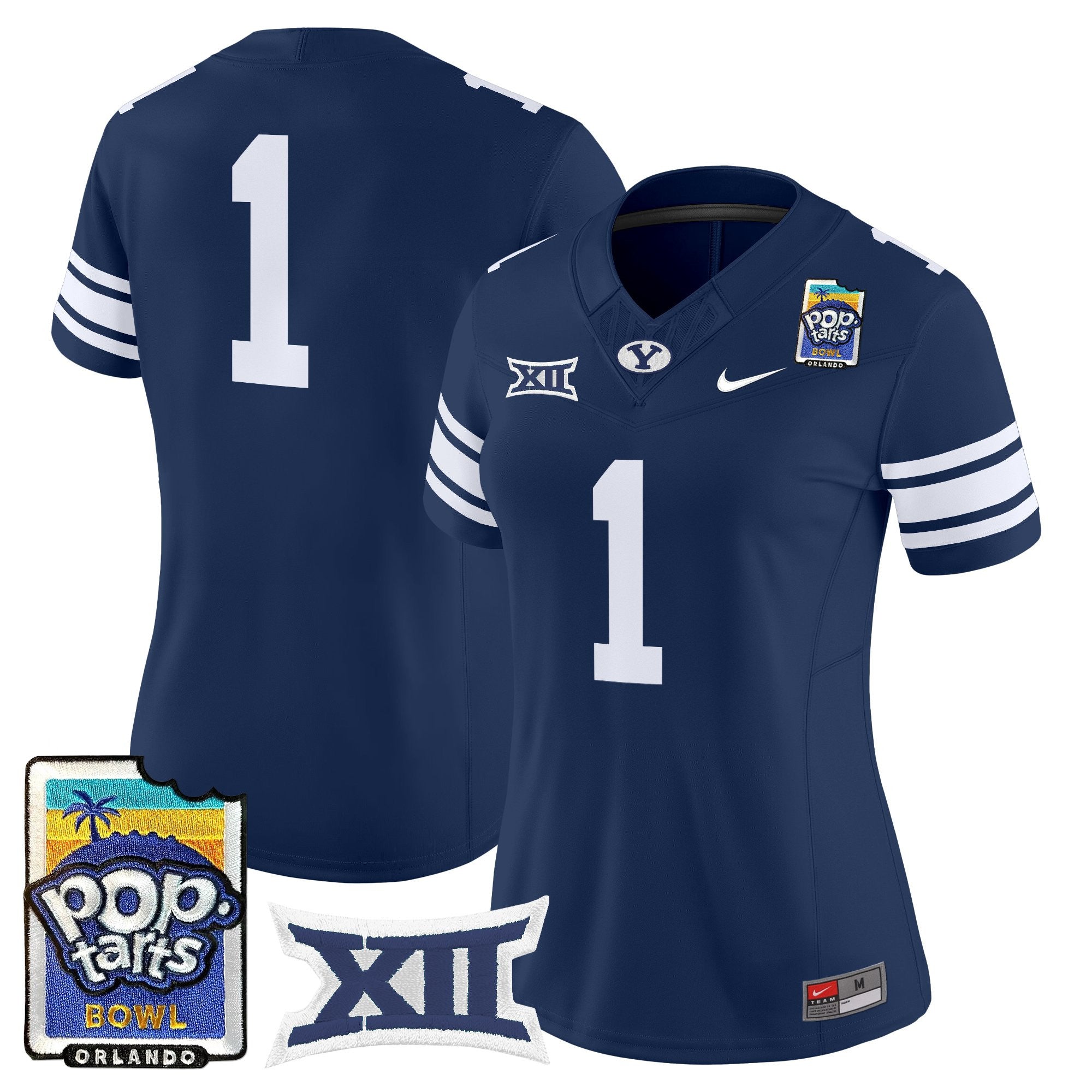 Women's BYU Cougars 2025 Pop-Tarts Bowl Vapor Limited Jersey - All Stitched