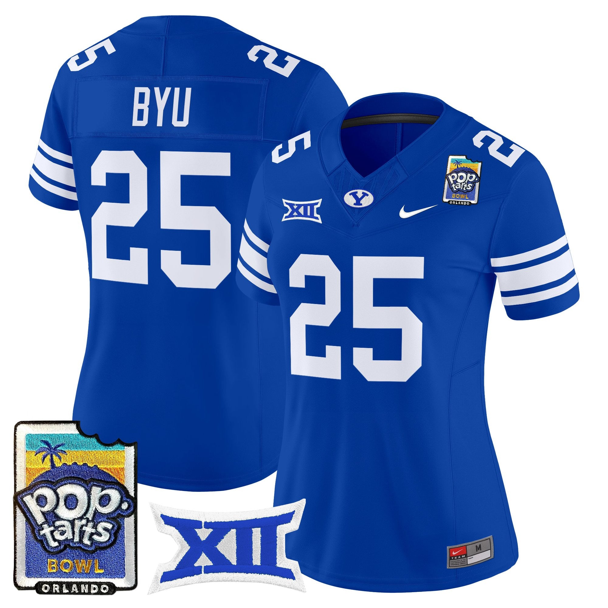 Women's BYU Cougars 2025 Pop-Tarts Bowl Vapor Limited Jersey - All Stitched