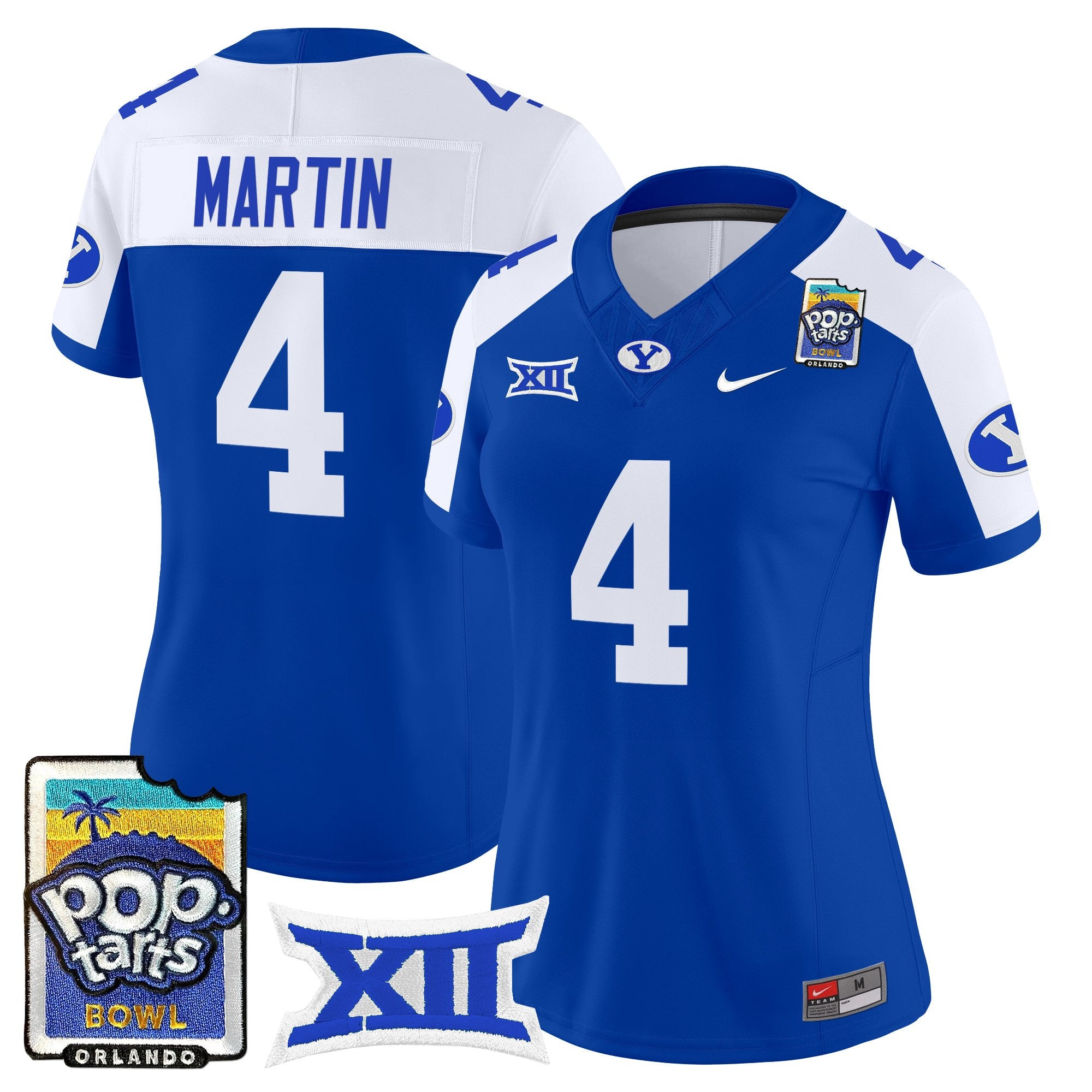 Women's BYU Cougars 2025 Pop-Tarts Bowl Vapor Limited Jersey - All Stitched