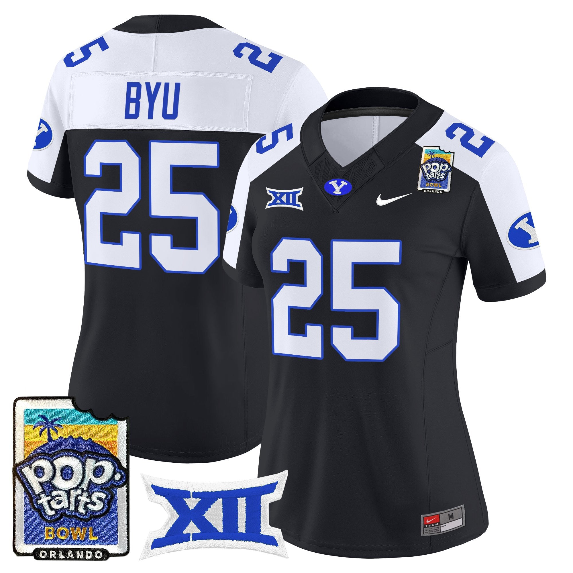 Women's BYU Cougars 2025 Pop-Tarts Bowl Vapor Limited Jersey - All Stitched