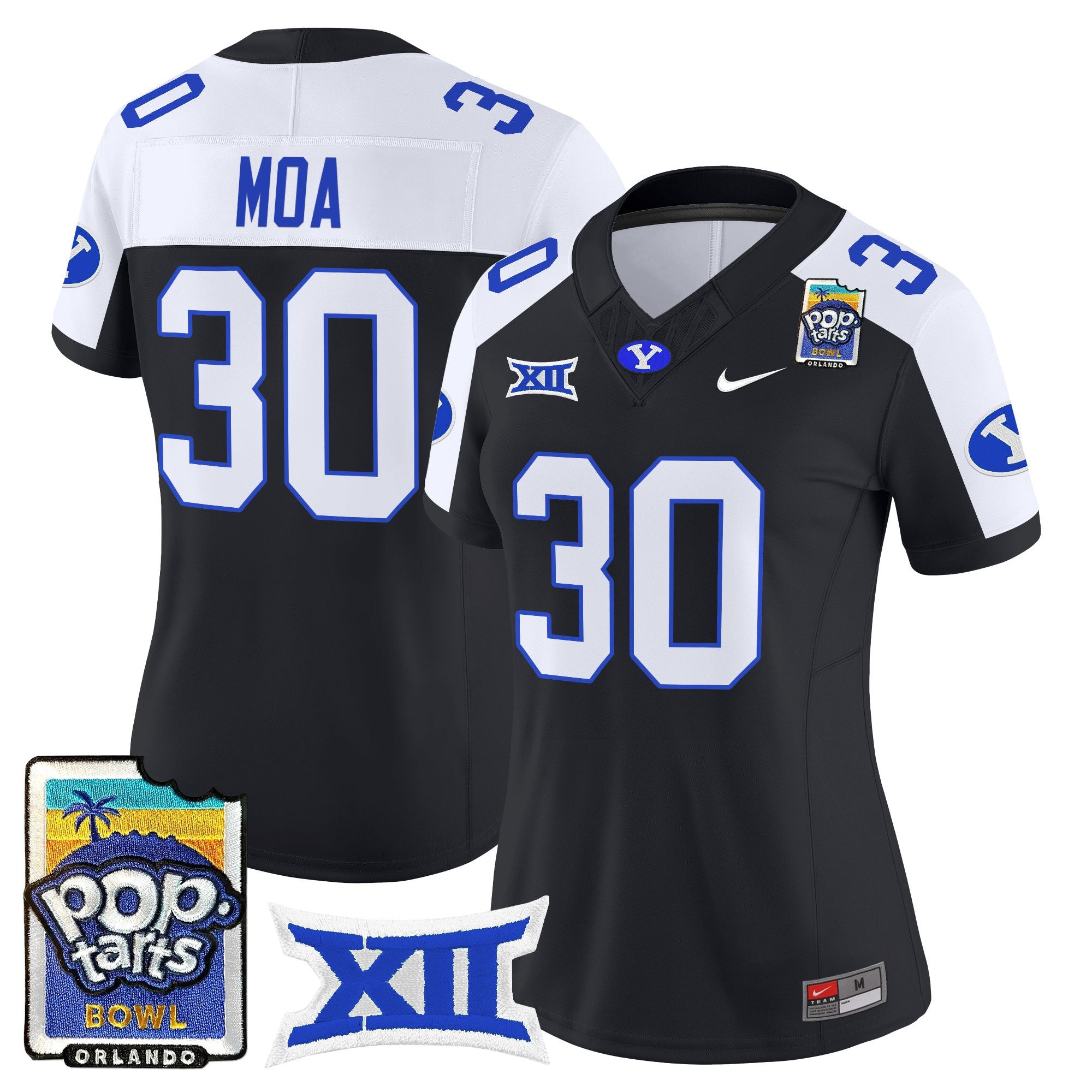 Women's BYU Cougars 2025 Pop-Tarts Bowl Vapor Limited Jersey - All Stitched