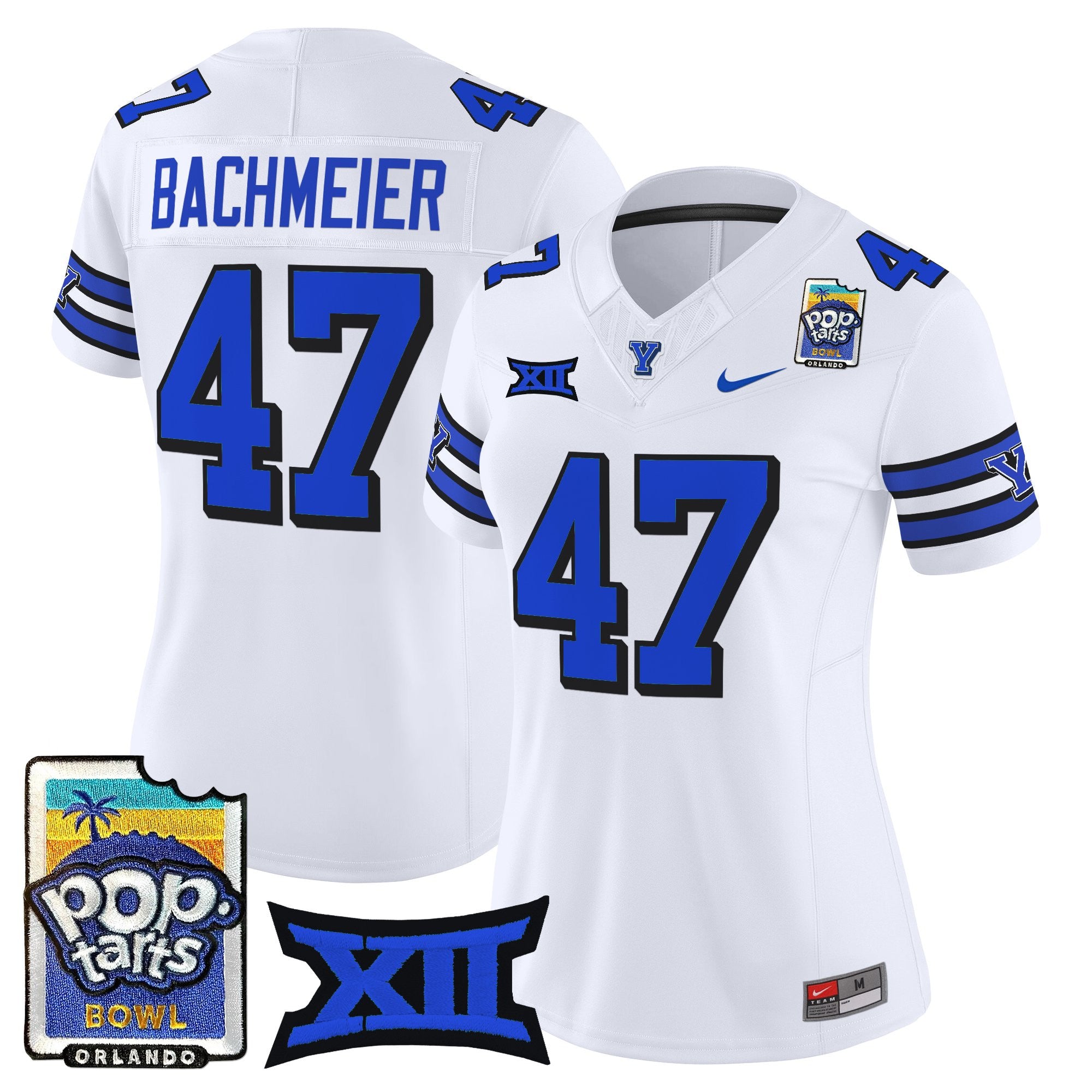 Women's BYU Cougars 2025 Pop-Tarts Bowl Vapor Limited Jersey - All Stitched