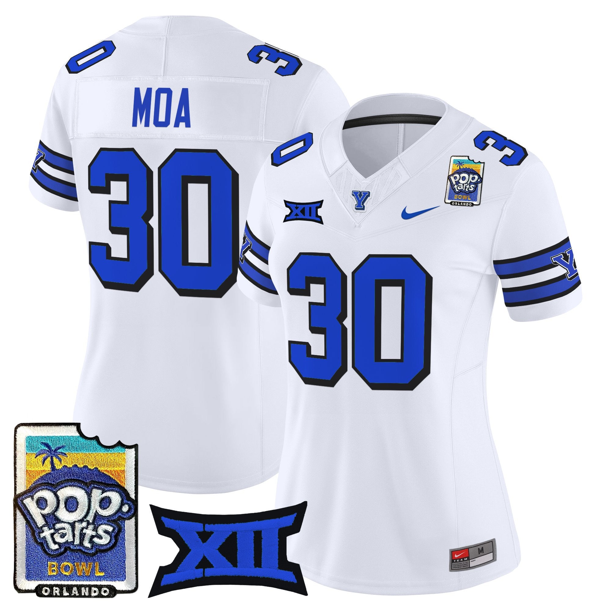Women's BYU Cougars 2025 Pop-Tarts Bowl Vapor Limited Jersey - All Stitched