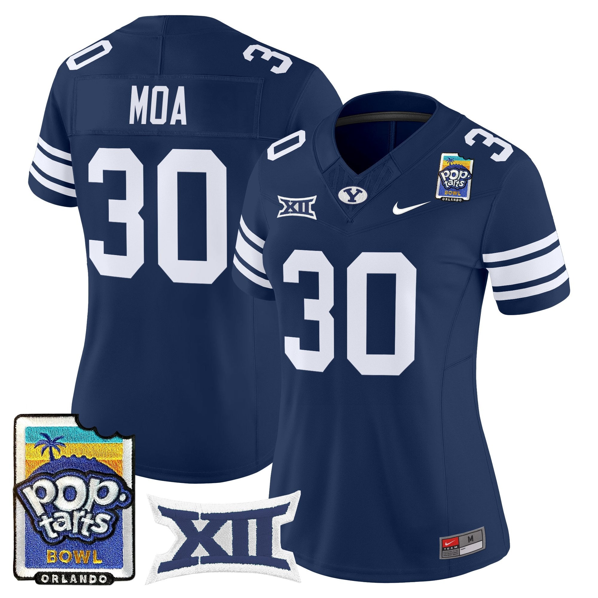 Women's BYU Cougars 2025 Pop-Tarts Bowl Vapor Limited Jersey - All Stitched
