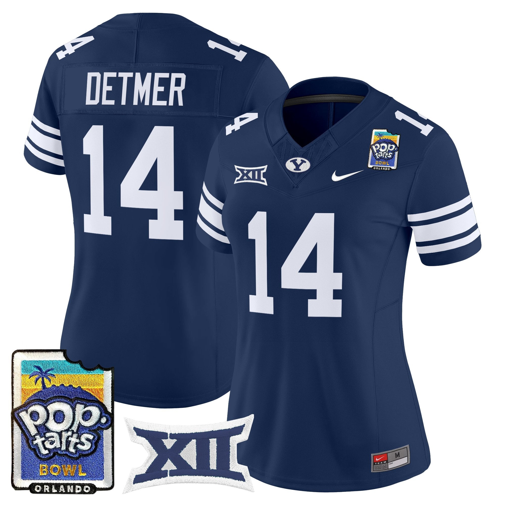 Women's BYU Cougars 2025 Pop-Tarts Bowl Vapor Limited Jersey - All Stitched