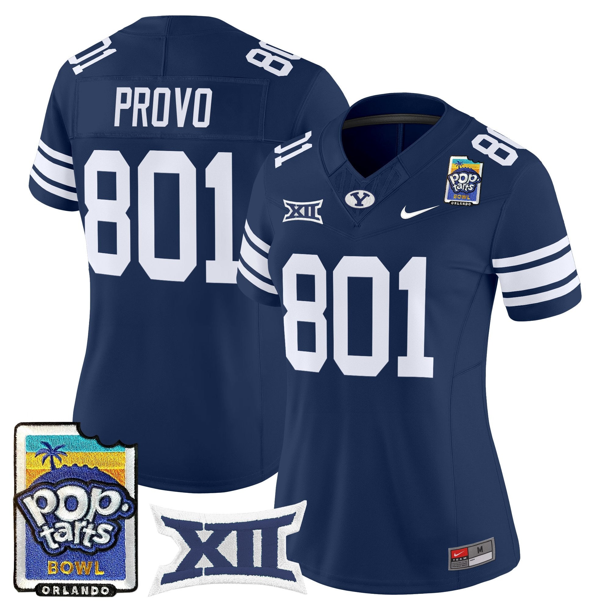Women's BYU Cougars 2025 Pop-Tarts Bowl Vapor Limited Jersey - All Stitched