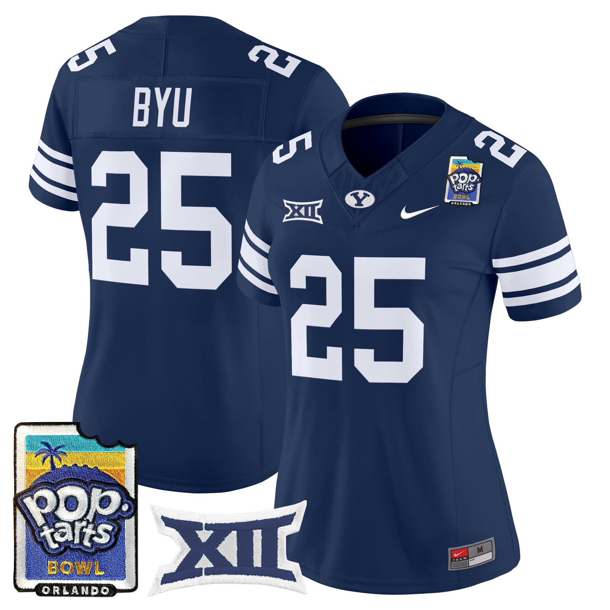 Women's BYU Cougars 2025 Pop-Tarts Bowl Vapor Limited Jersey - All Stitched