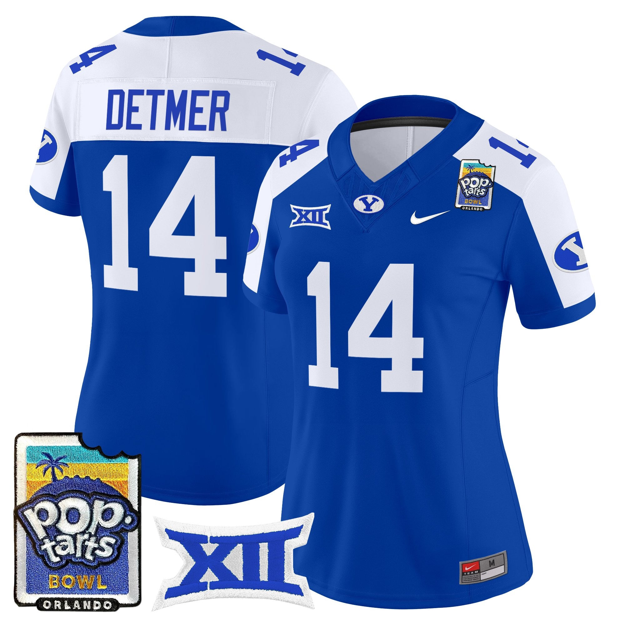 Women's BYU Cougars 2025 Pop-Tarts Bowl Vapor Limited Jersey - All Stitched