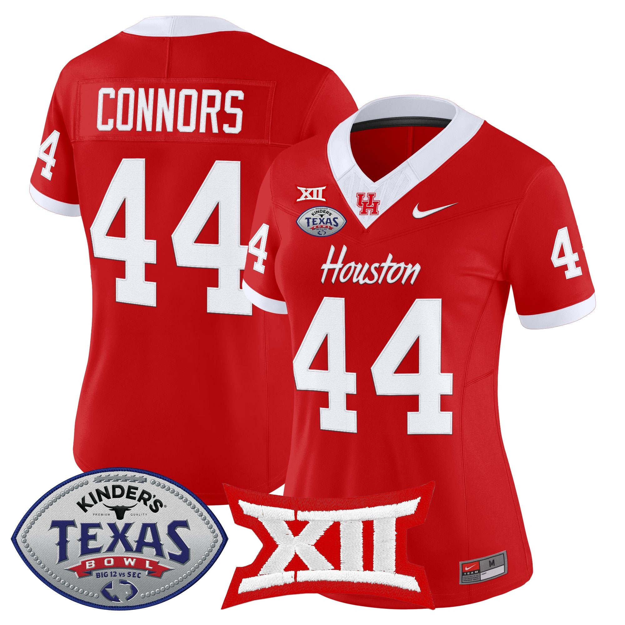 Women's Houston Cougars 2025 Texas Bowl Vapor Limited Jersey - All Stitched