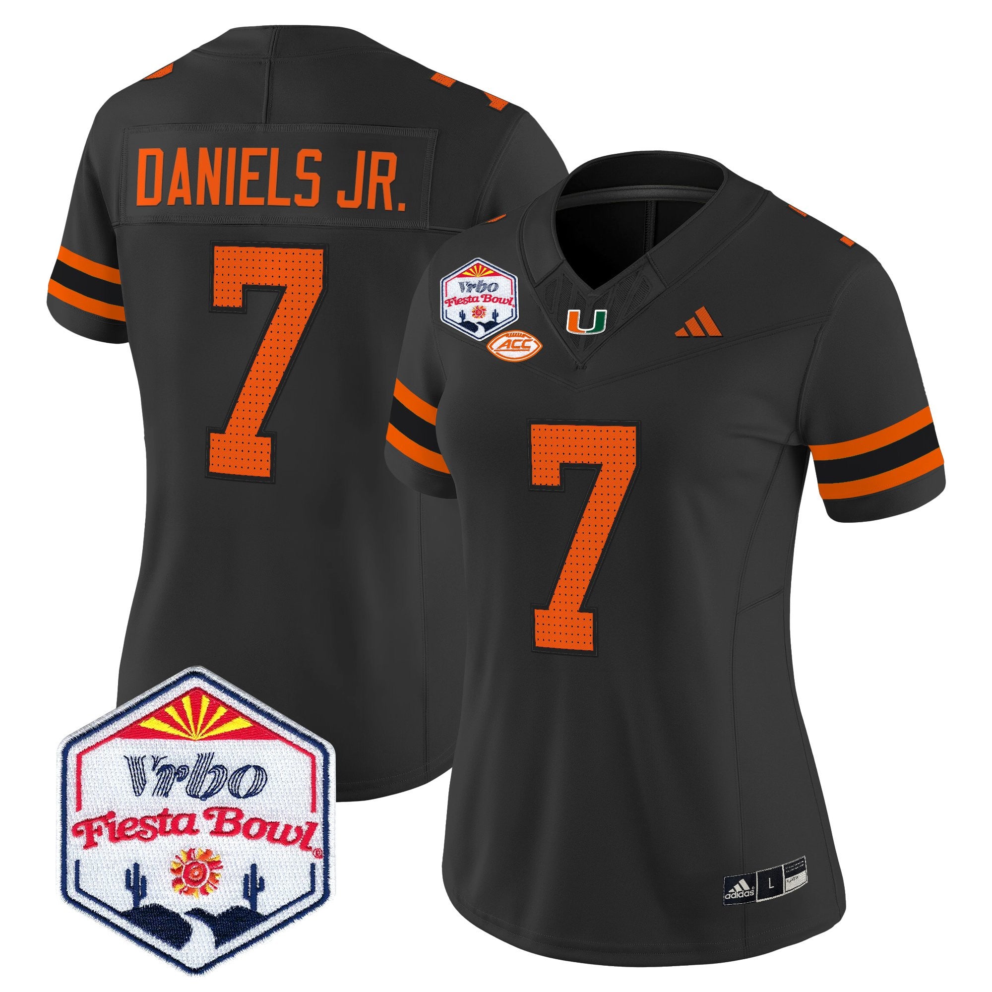 Women's Miami Hurricanes 2026 The Fiesta Bowl Vapor Limited Jersey - All Stitched