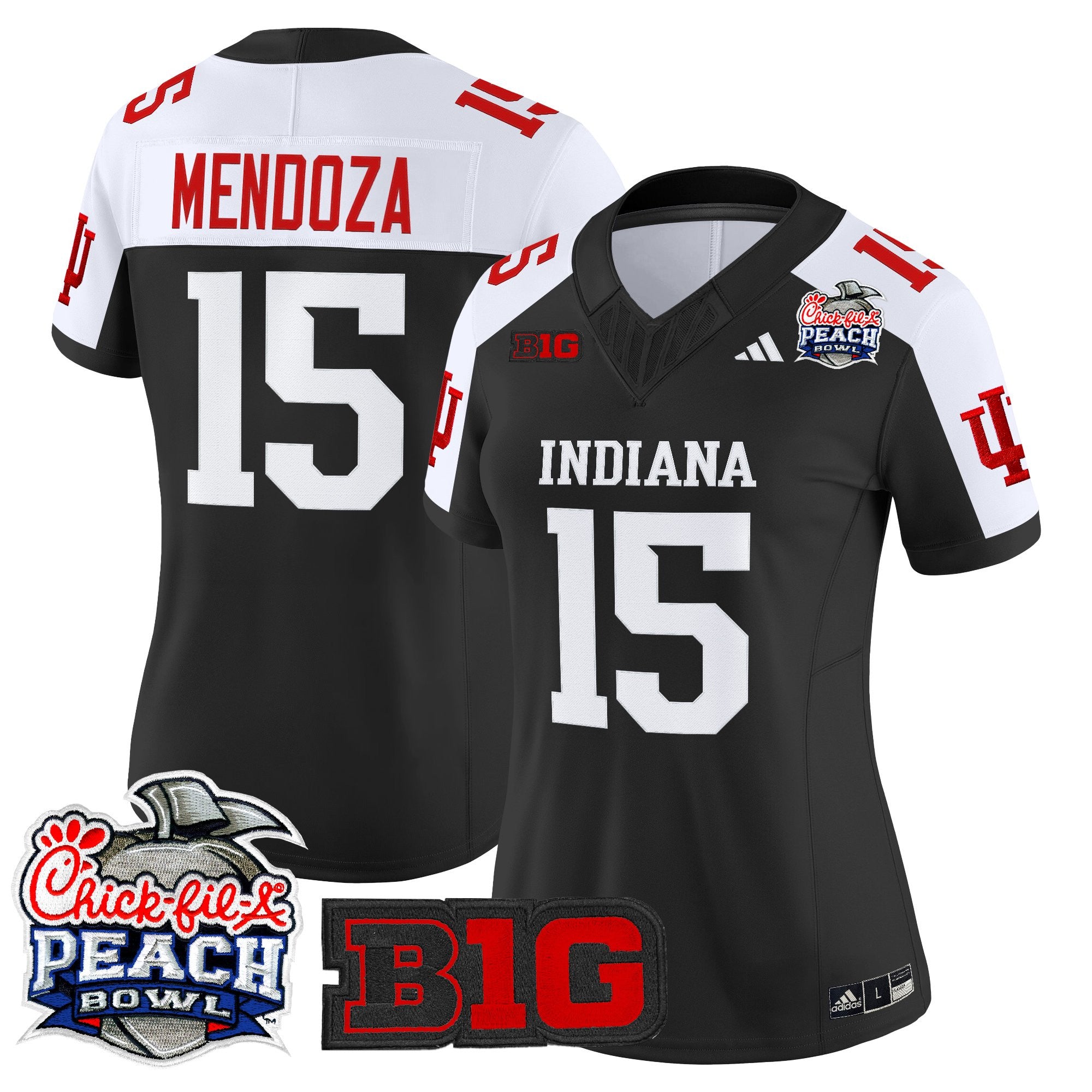 Women's Indiana Hoosiers 2026 Peach Bowl Vapor Limited Jersey - All Stitched