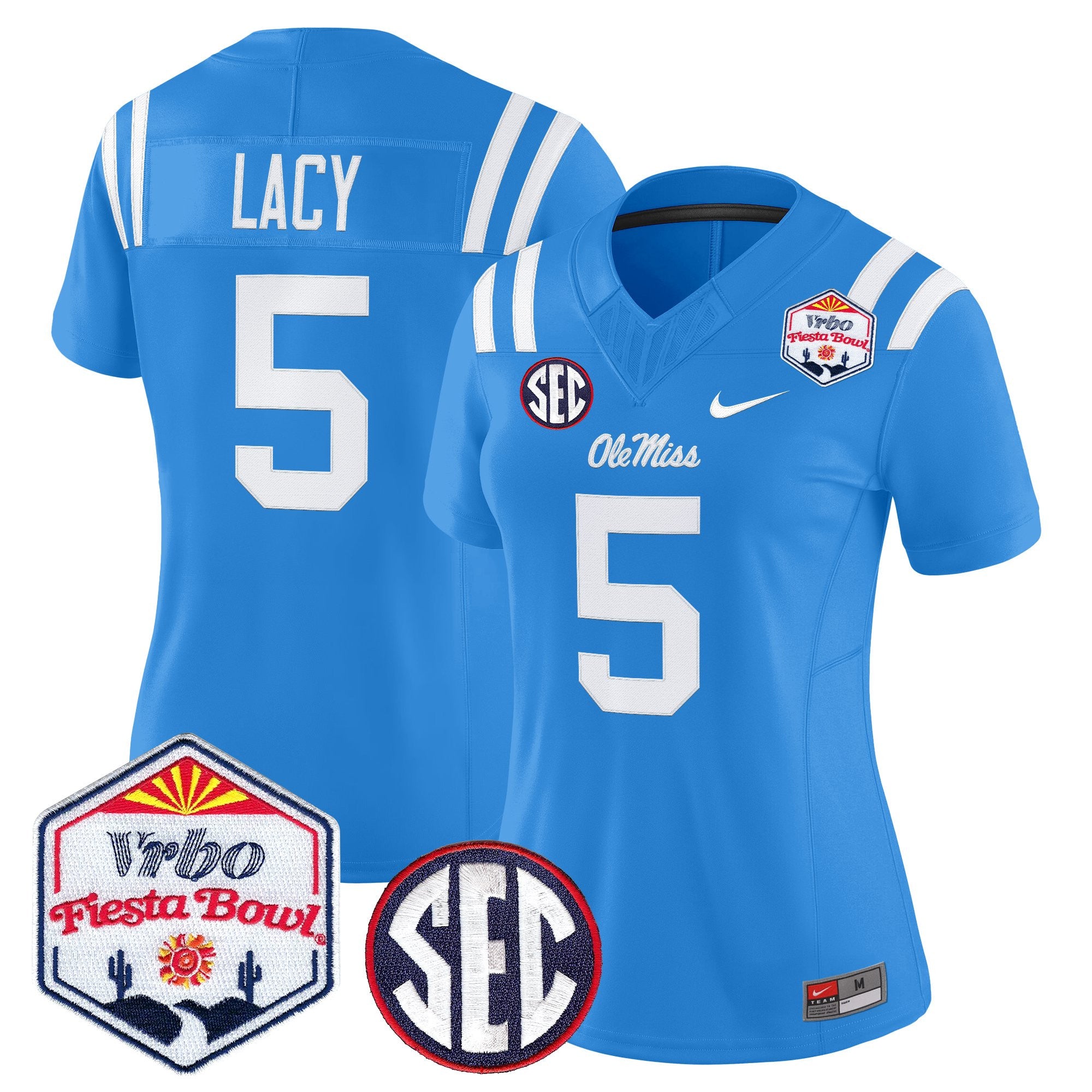 Women's Ole Miss Rebels 2026 The Fiesta Bowl Vapor Limited Jersey - All Stitched
