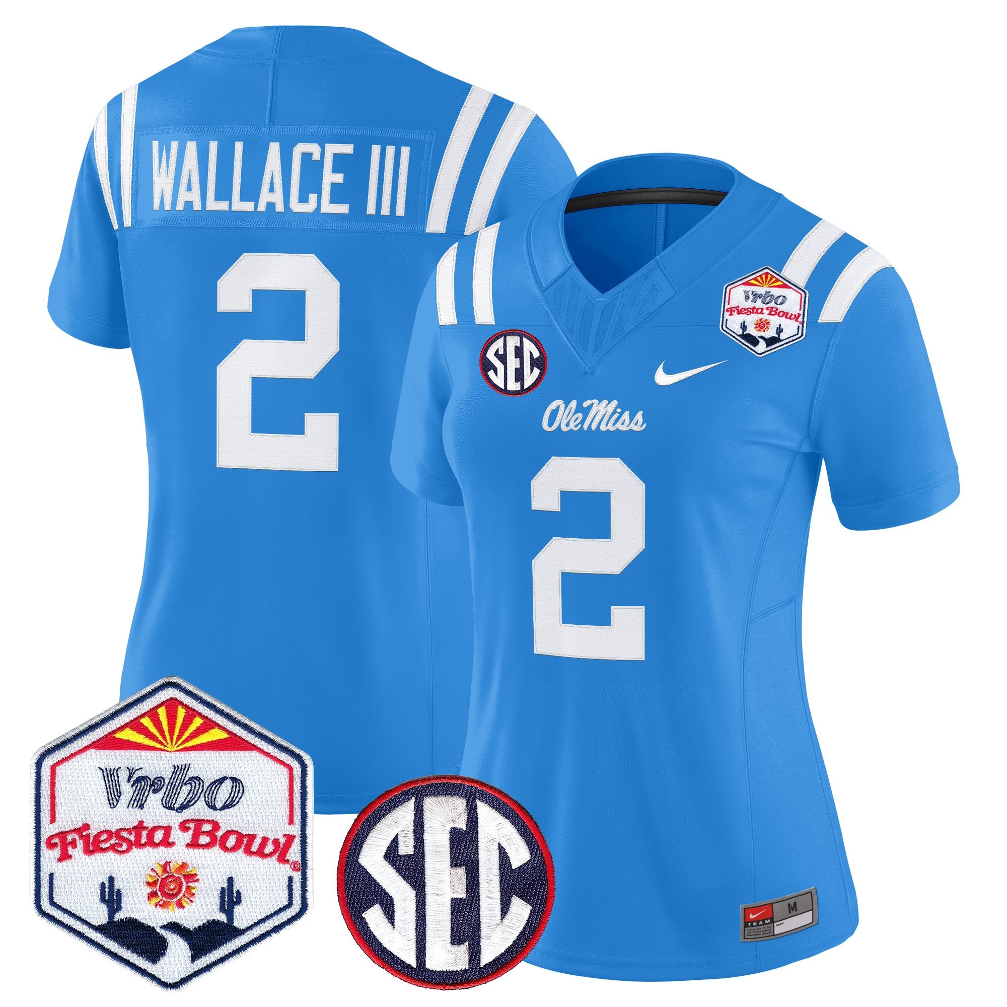 Women's Ole Miss Rebels 2026 The Fiesta Bowl Vapor Limited Jersey - All Stitched