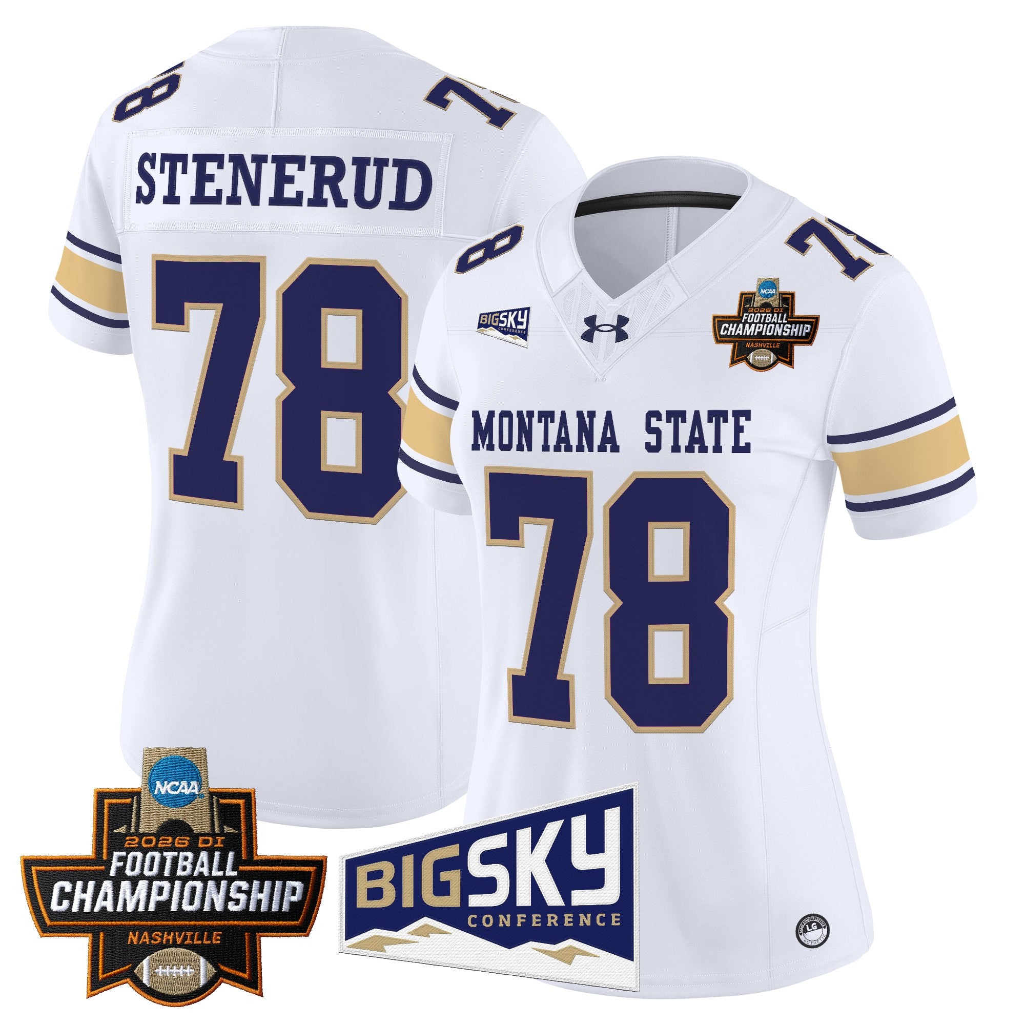 Women's Montana State Bobcats 2026 Football Championship Vapor Limited Jersey - All Stitched