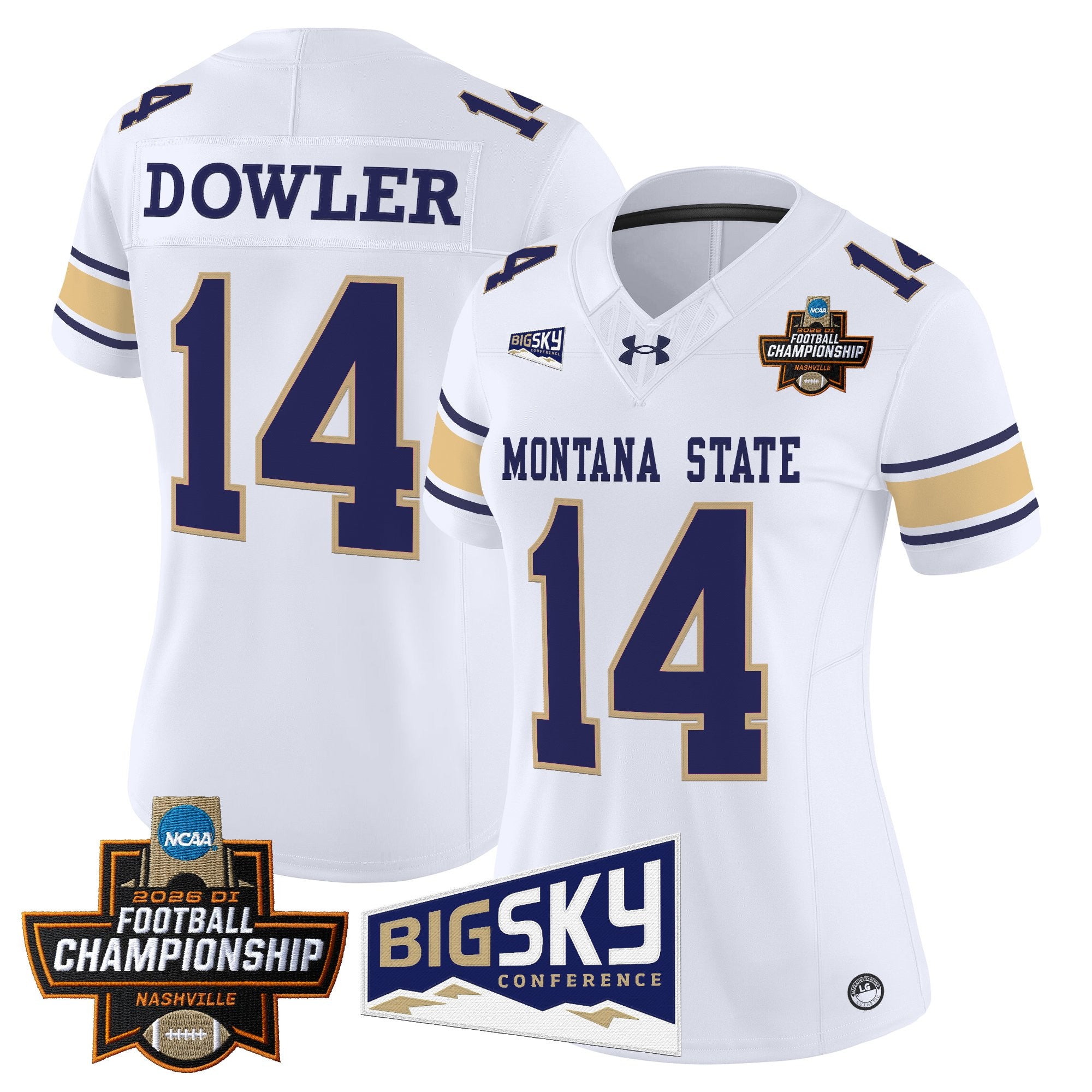 Women's Montana State Bobcats 2026 Football Championship Vapor Limited Jersey - All Stitched