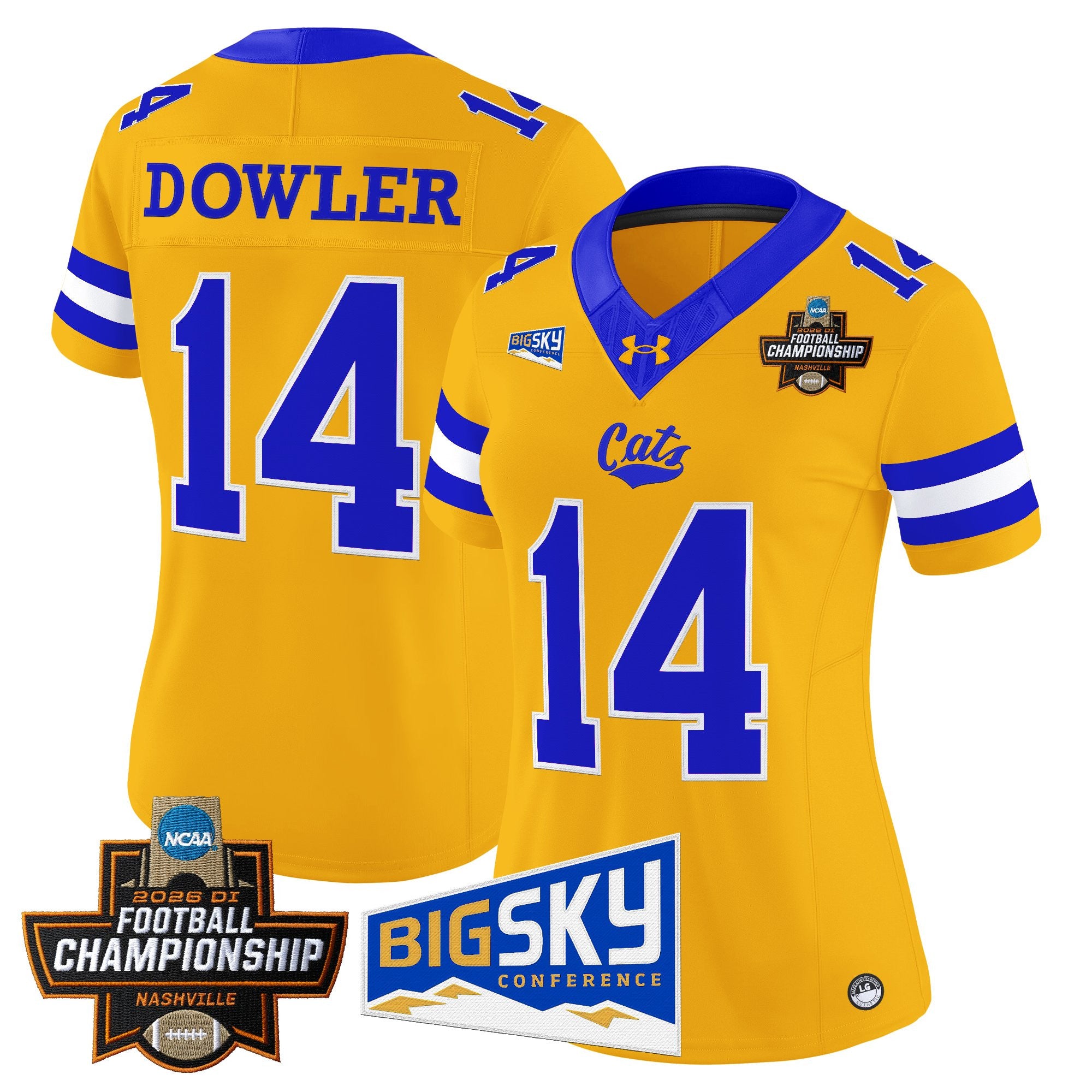 Women's Montana State Bobcats 2026 Football Championship Vapor Limited Jersey - All Stitched