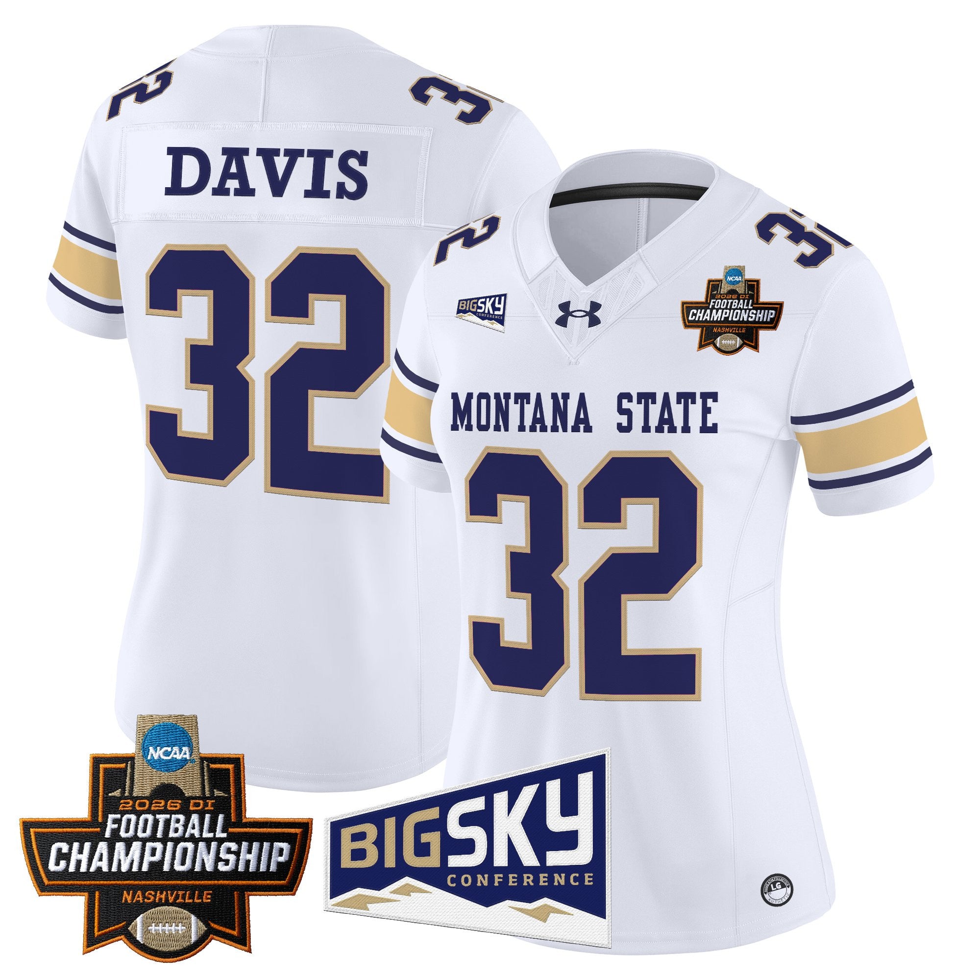 Women's Montana State Bobcats 2026 Football Championship Vapor Limited Jersey - All Stitched