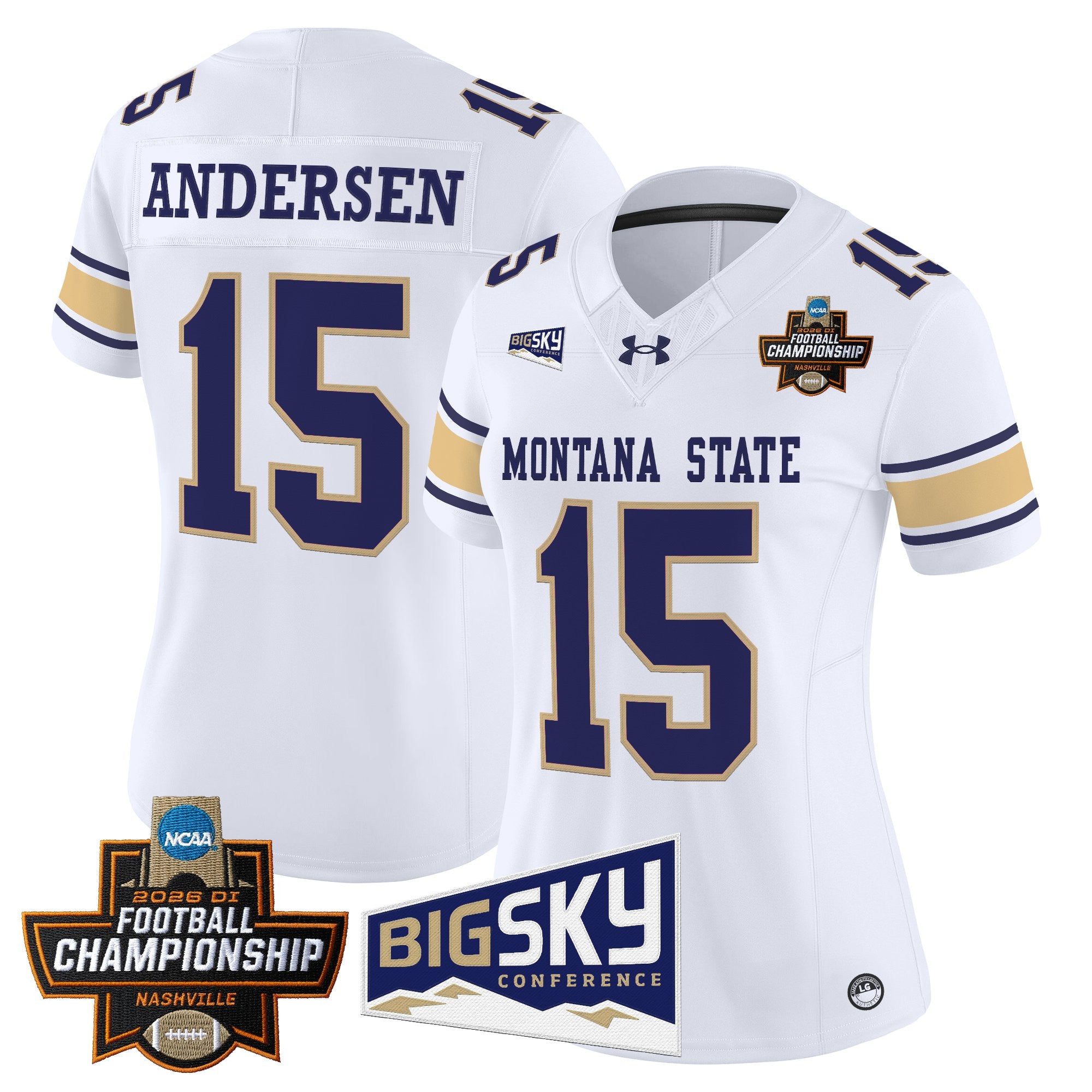 Women's Montana State Bobcats 2026 Football Championship Vapor Limited Jersey - All Stitched