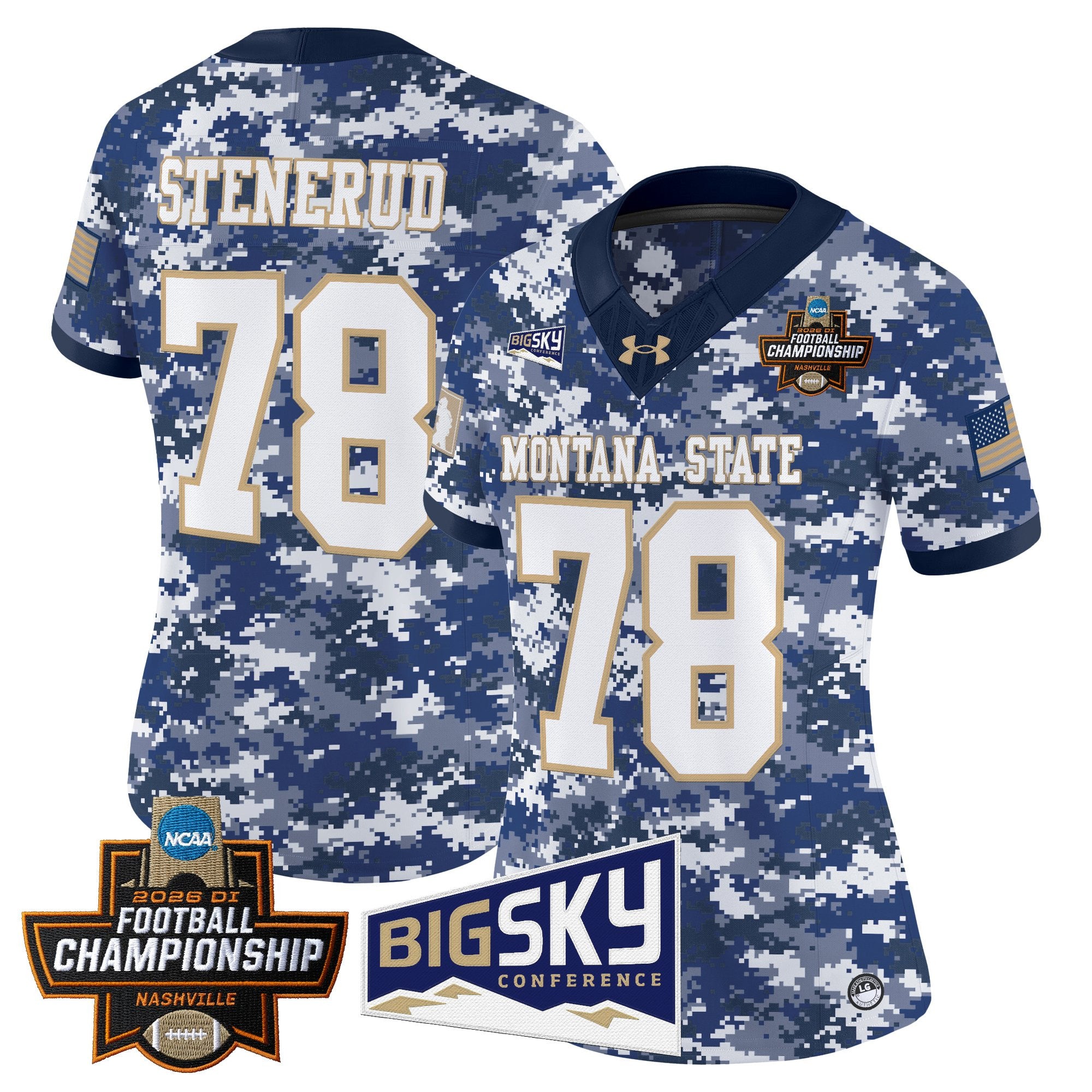 Women's Montana State Bobcats 2026 Football Championship Vapor Limited Jersey - All Stitched
