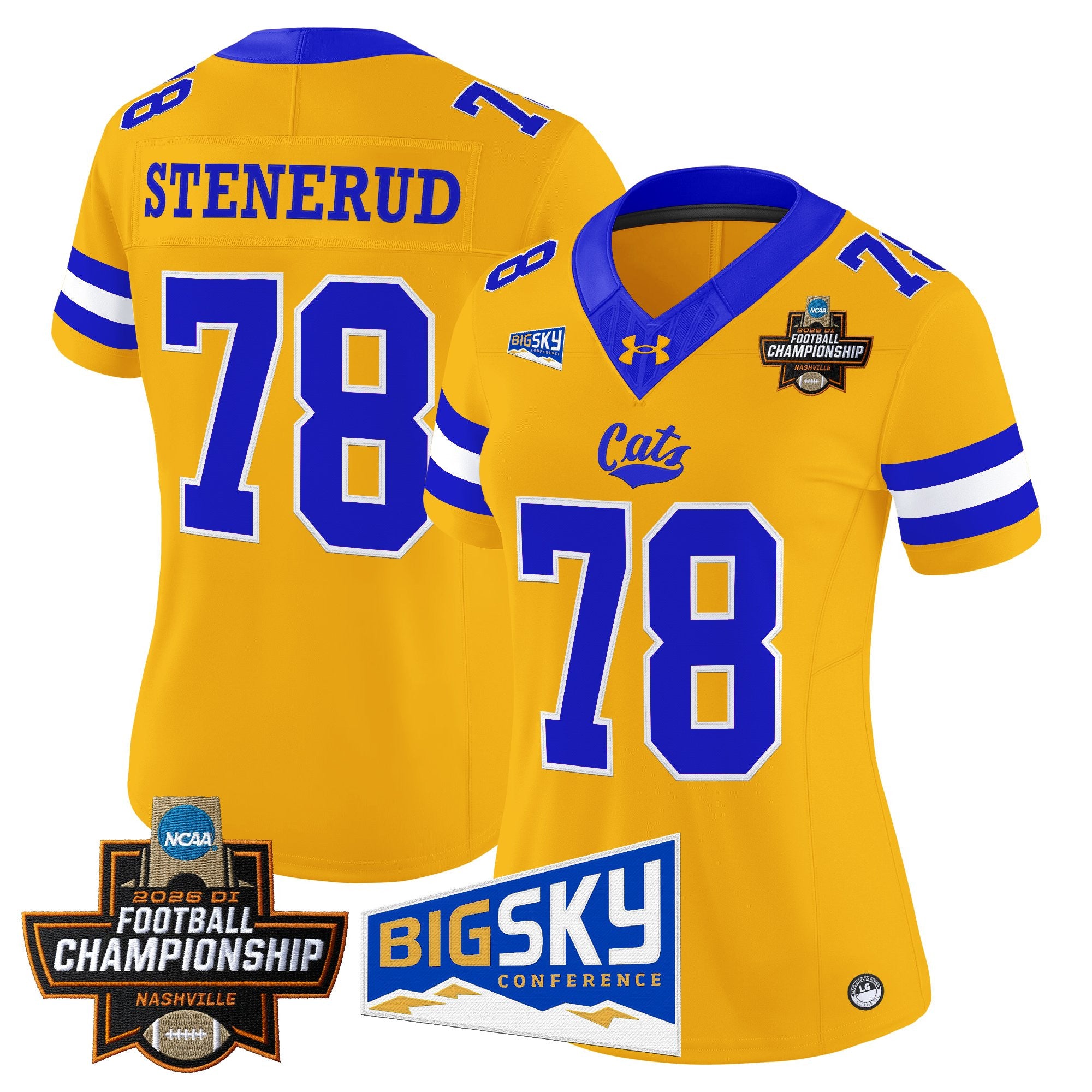 Women's Montana State Bobcats 2026 Football Championship Vapor Limited Jersey - All Stitched