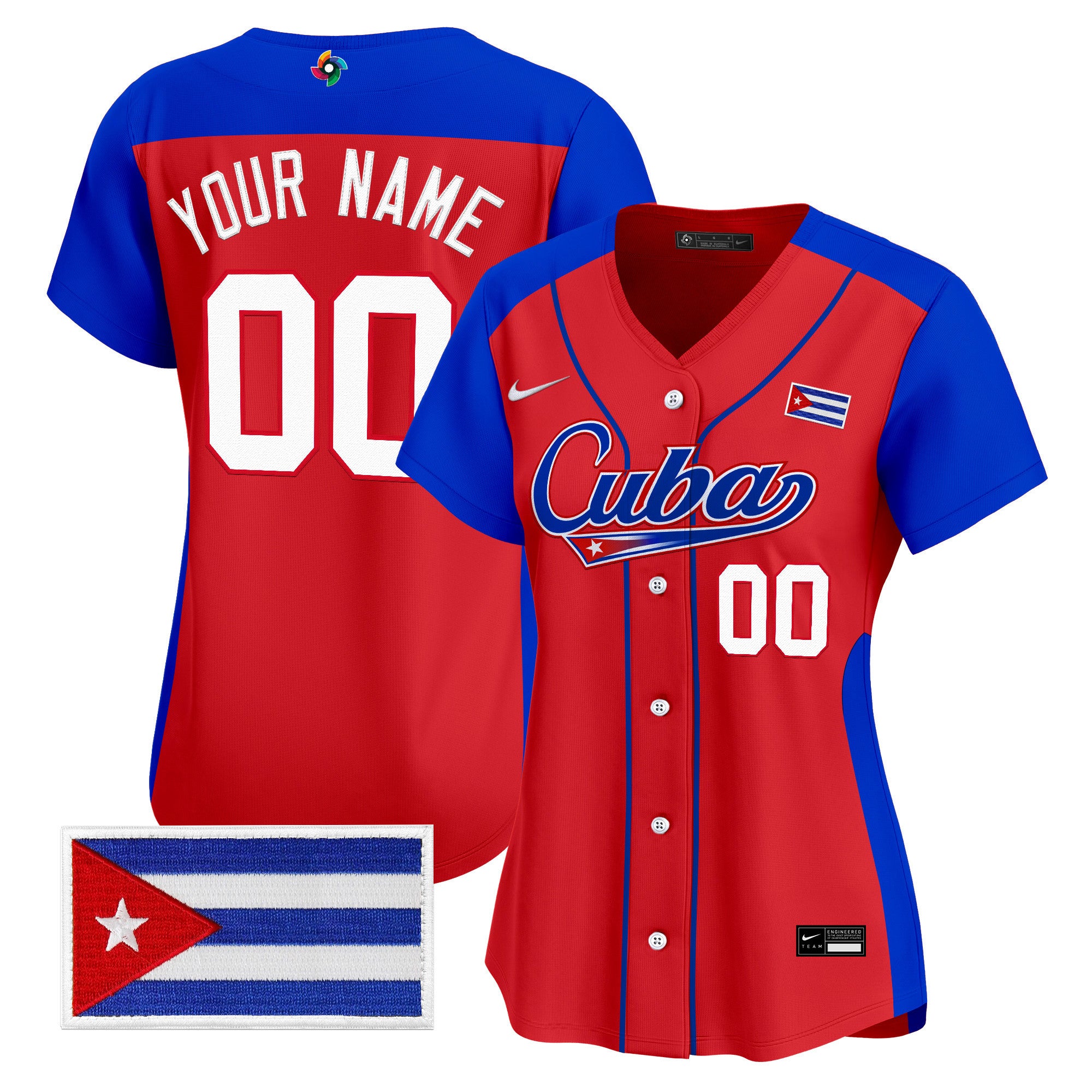 Team Cuba World Baseball Classic Vapor Premier Custom Jersey - All Stitched