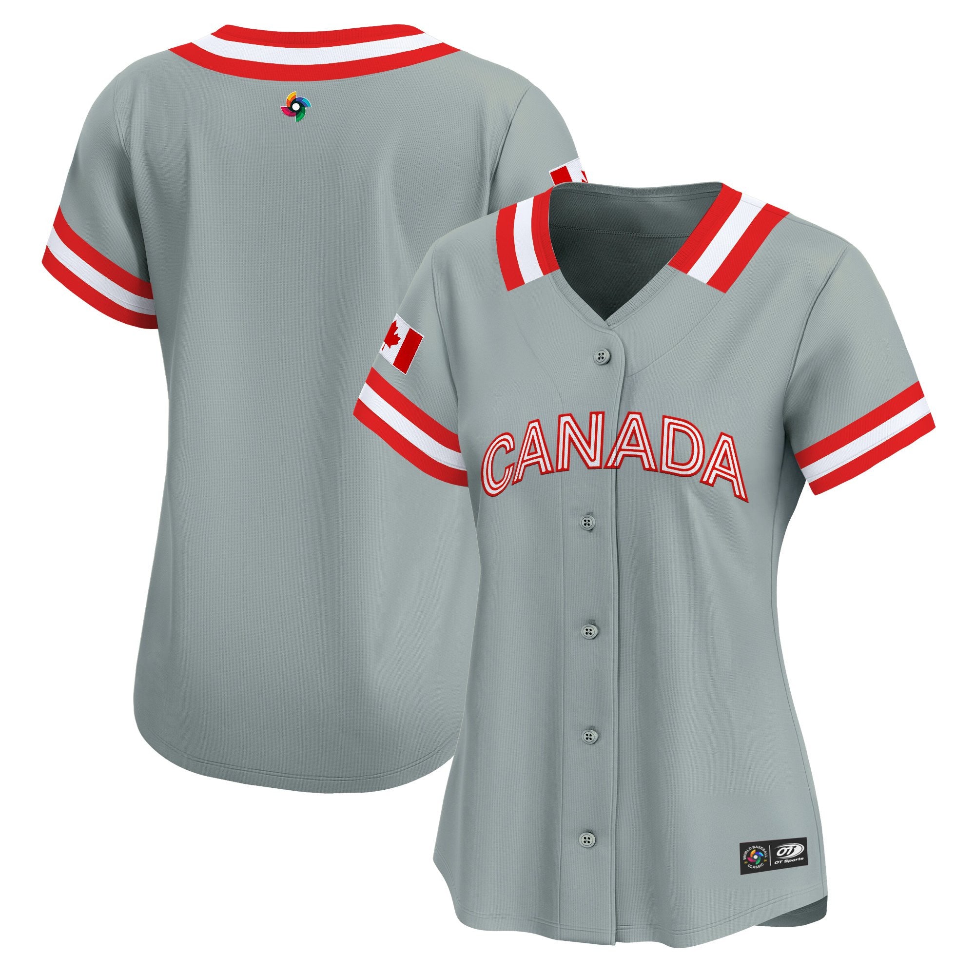 Women's Team Canada World Baseball Classic Vapor Premier Jersey - All Stitched