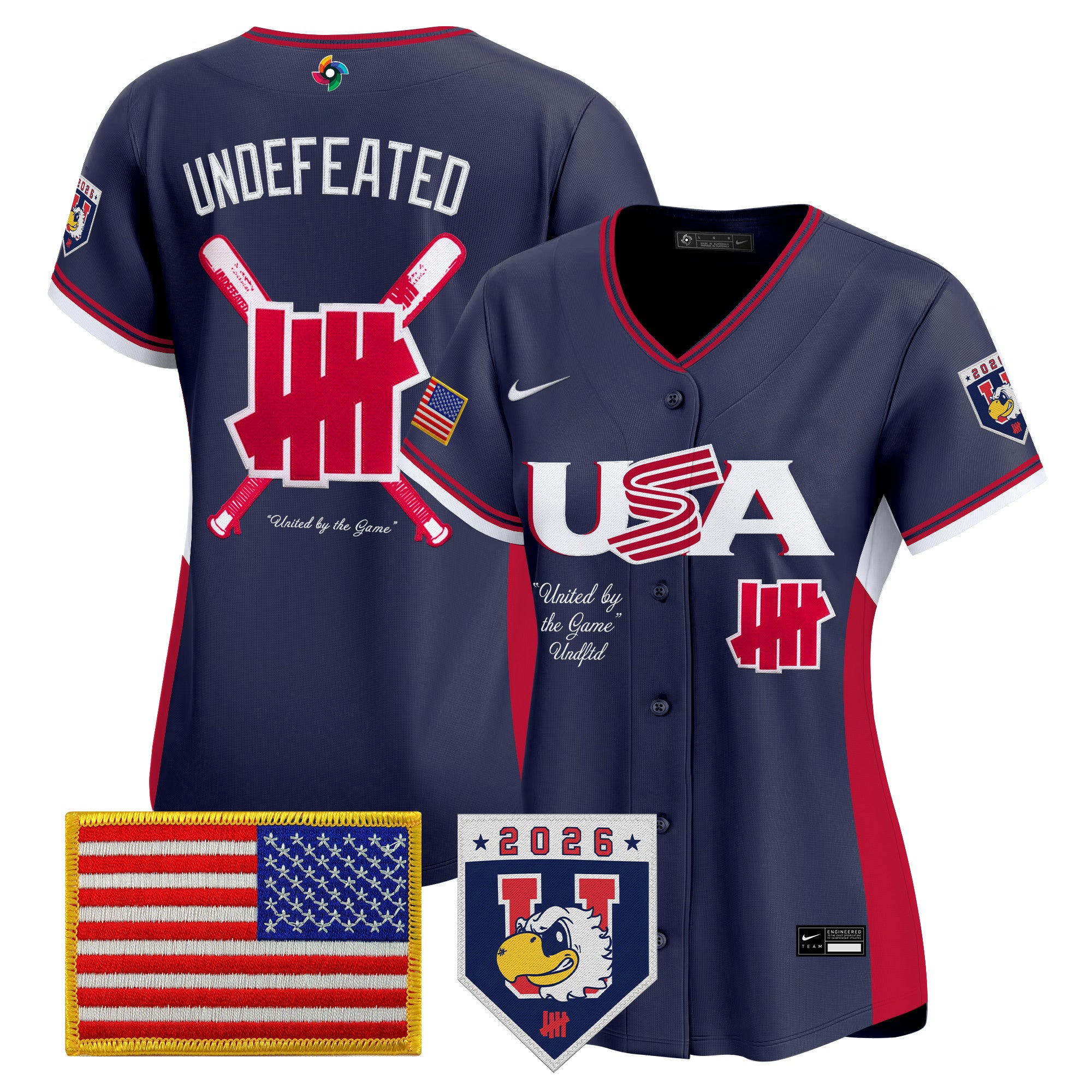 Team USA 2026 World Baseball Classic "Global Series" Vapor Premier Jersey - All Stitched