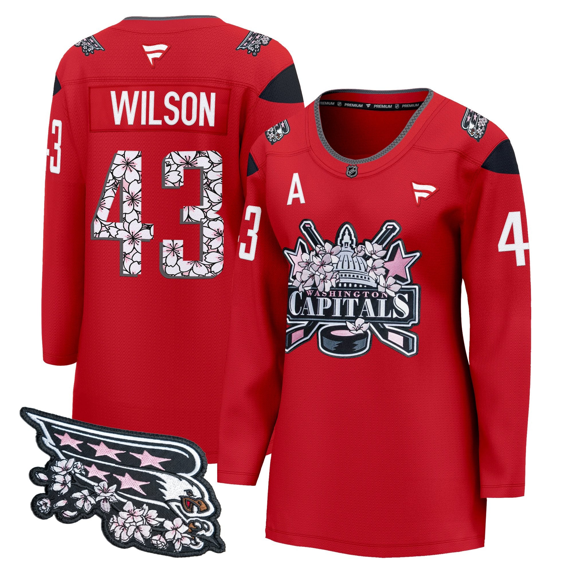Women's Washington Capitals 2026 Cherry Blossom Premium Jersey - All Stitched