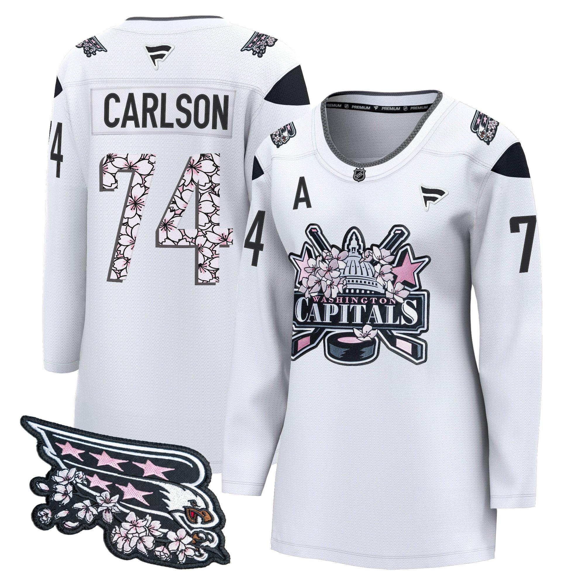 Women's Washington Capitals 2026 Cherry Blossom Premium Jersey - All Stitched