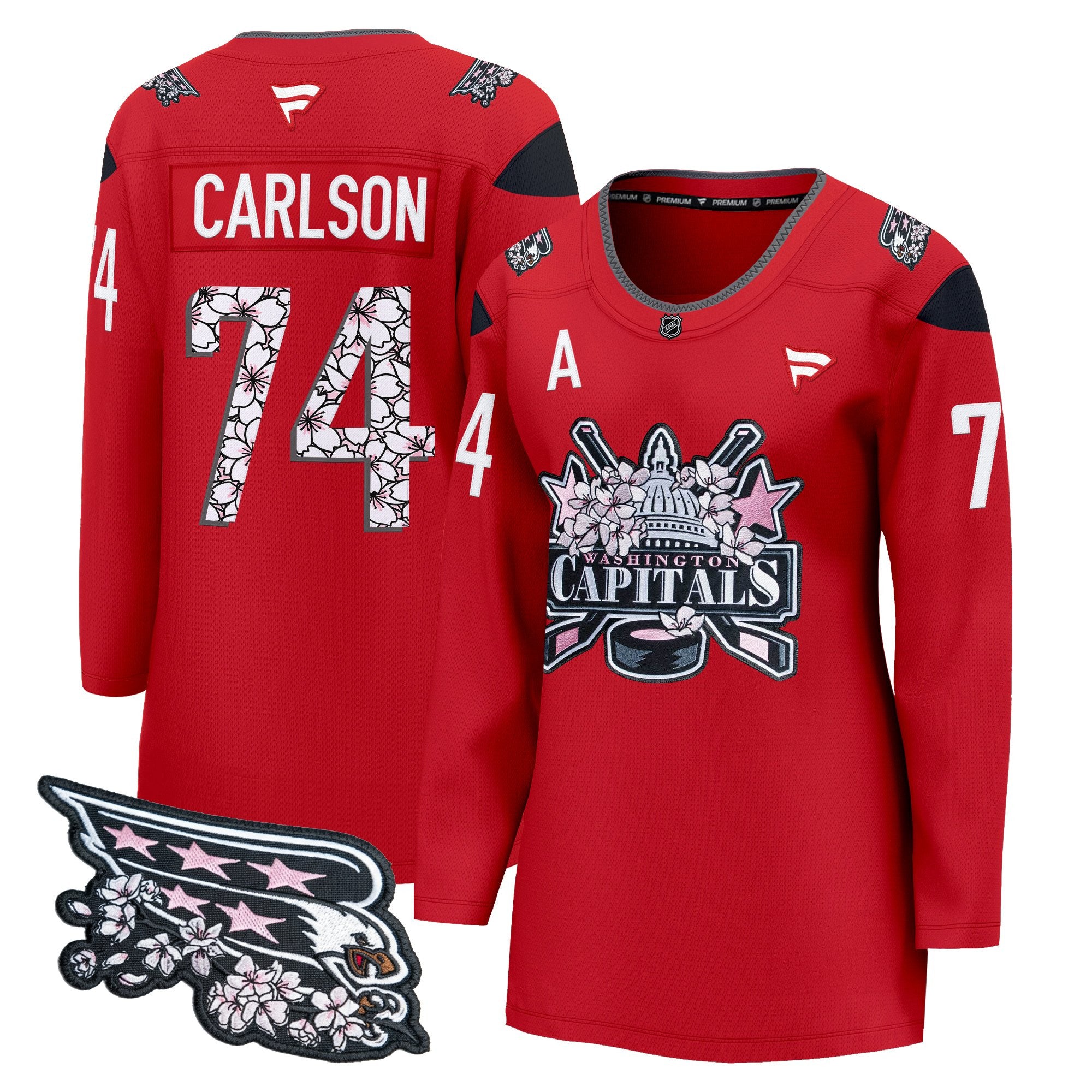 Women's Washington Capitals 2026 Cherry Blossom Premium Jersey - All Stitched
