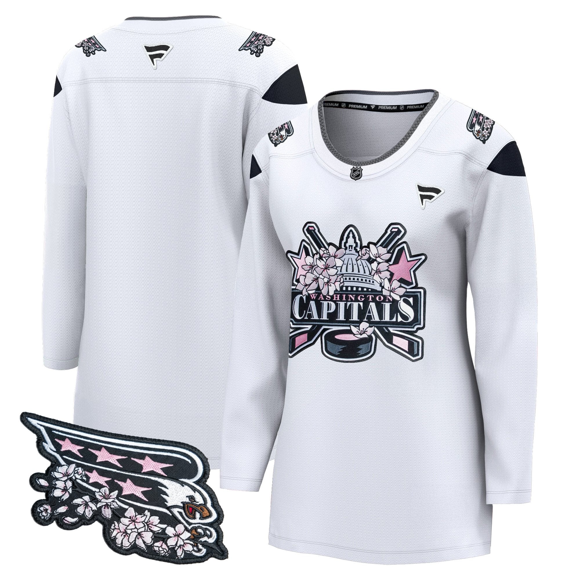 Women's Washington Capitals 2026 Cherry Blossom Premium Jersey - All Stitched