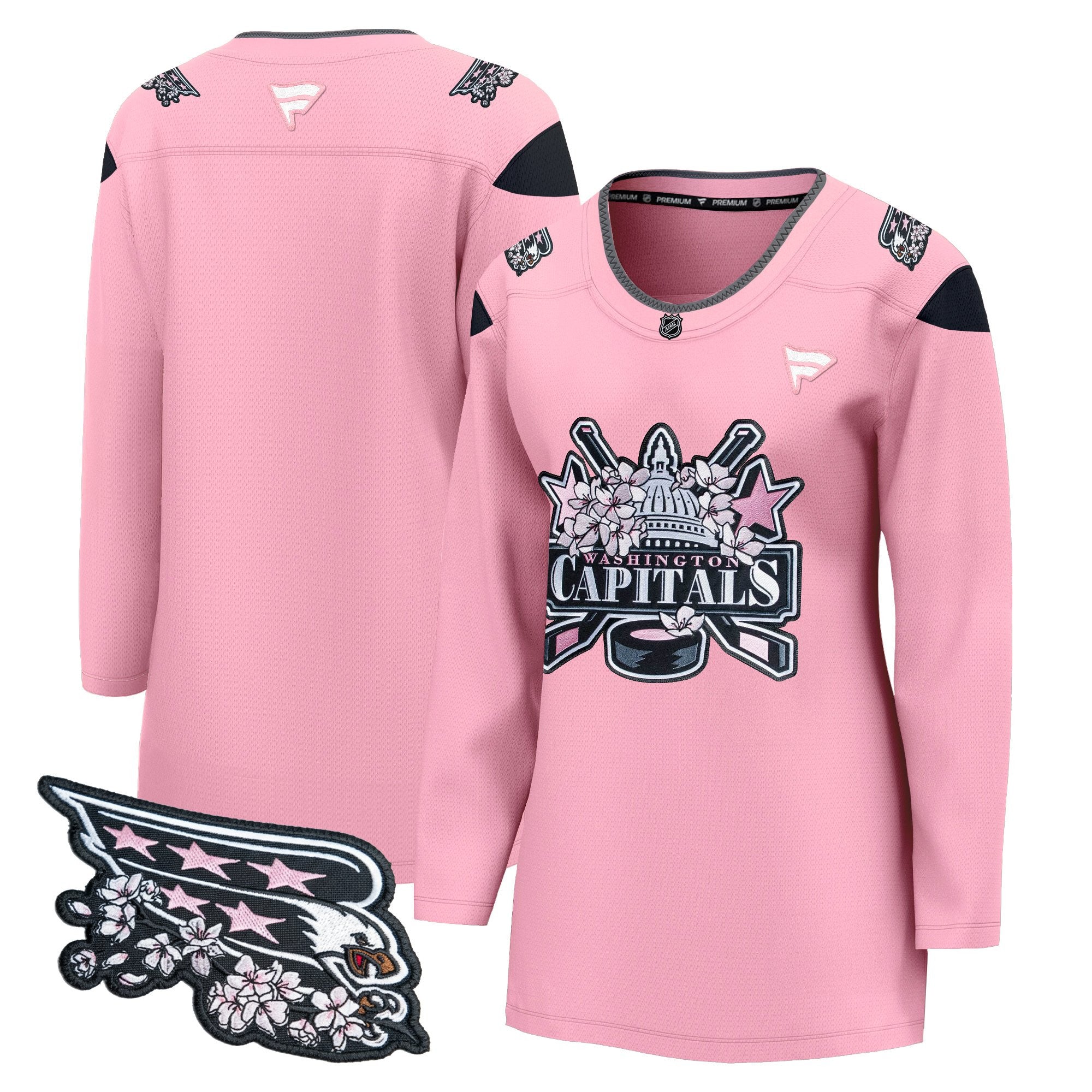 Women's Washington Capitals 2026 Cherry Blossom Premium Jersey - All Stitched