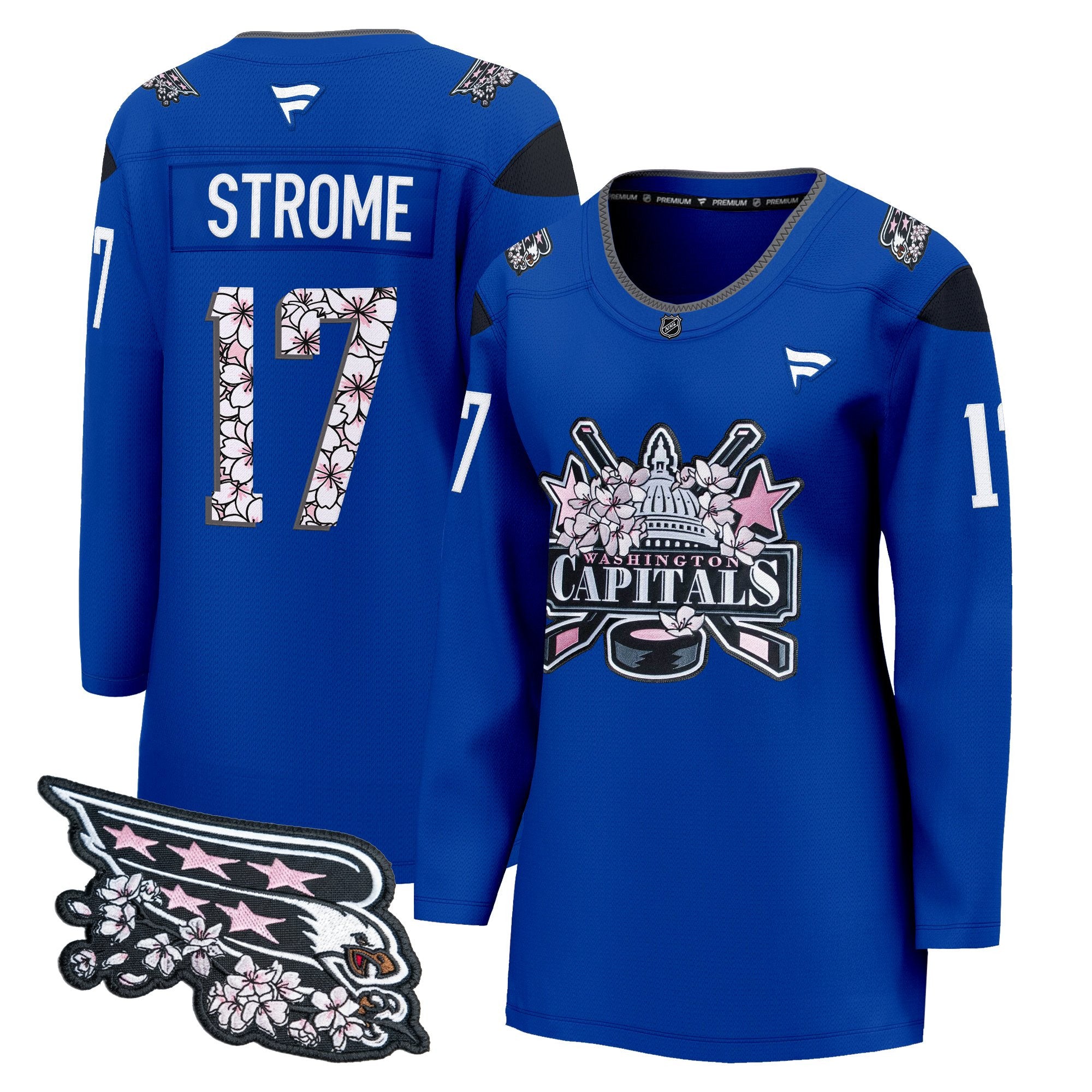 Women's Washington Capitals 2026 Cherry Blossom Premium Jersey - All Stitched