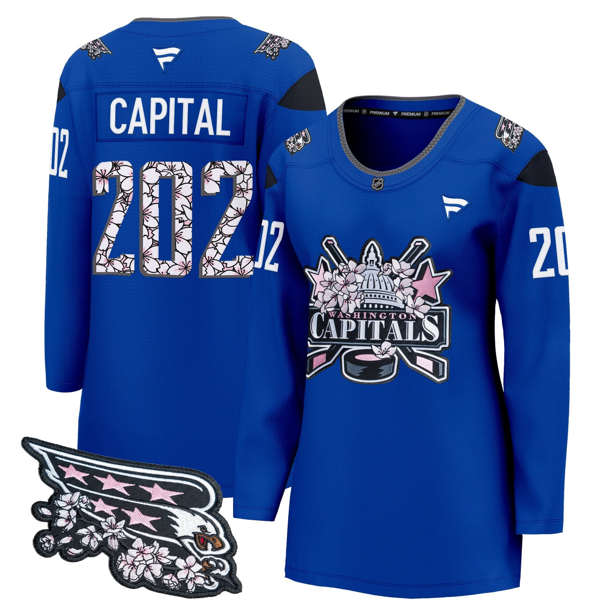 Women's Washington Capitals 2026 Cherry Blossom Premium Jersey - All Stitched