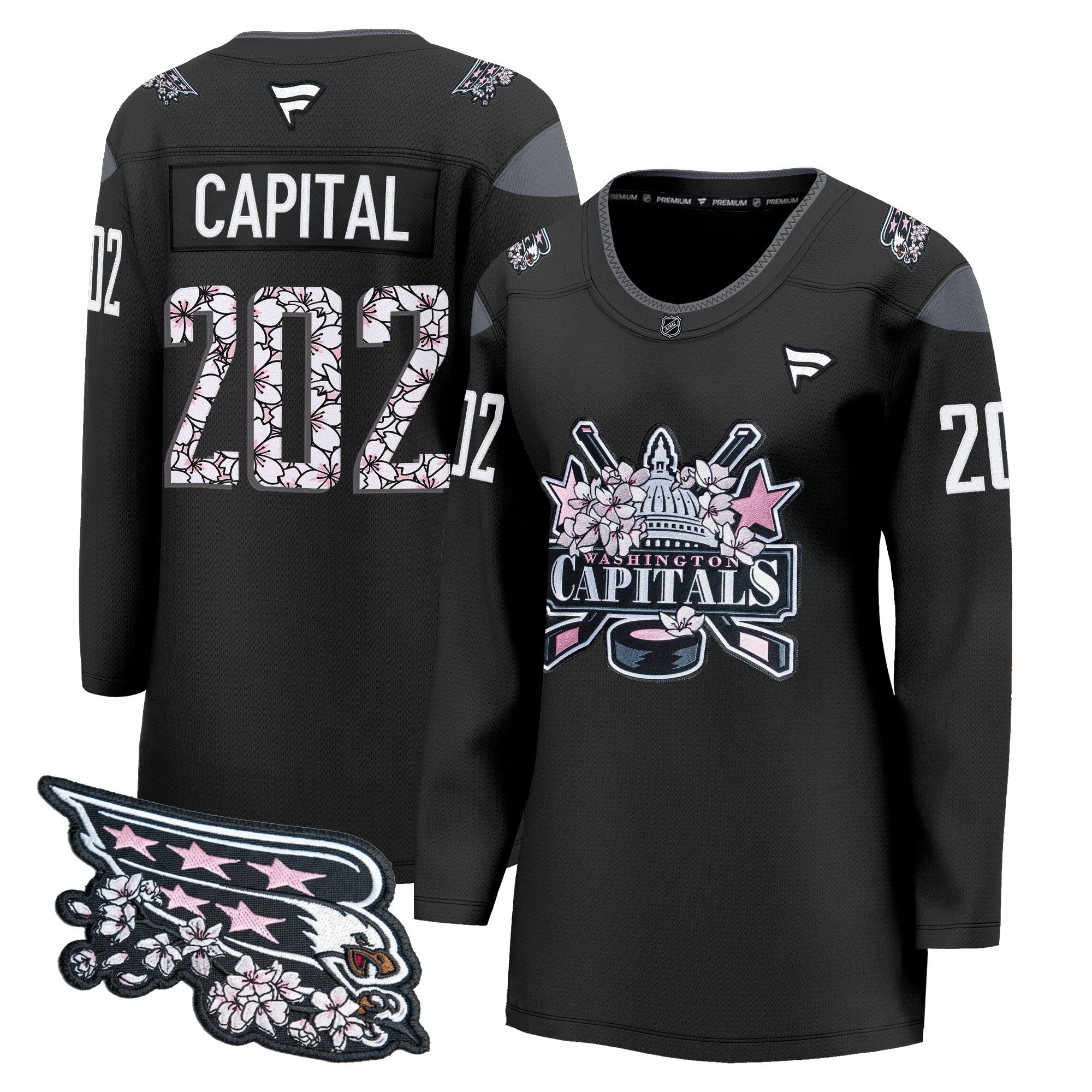 Women's Washington Capitals 2026 Cherry Blossom Premium Jersey - All Stitched