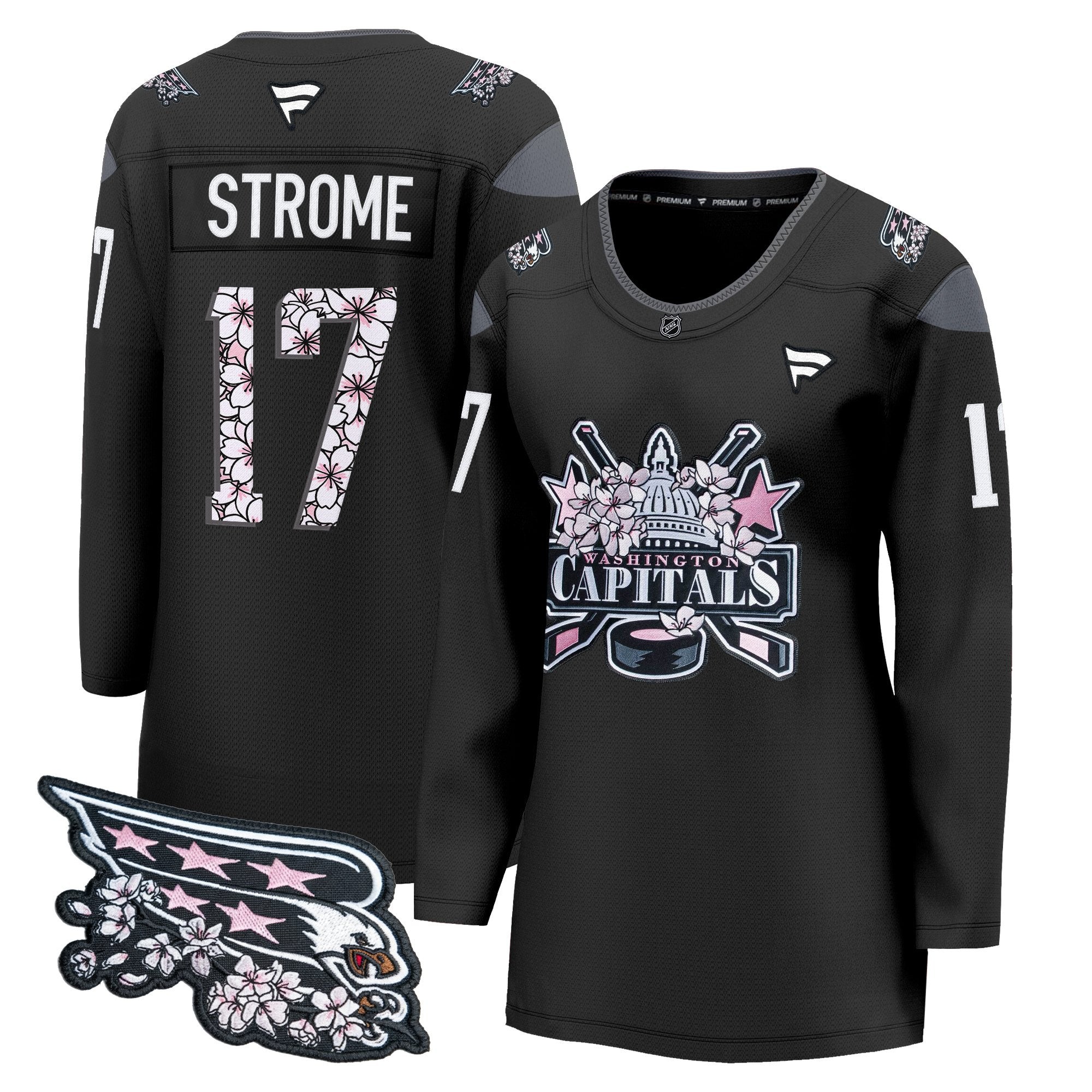 Women's Washington Capitals 2026 Cherry Blossom Premium Jersey - All Stitched