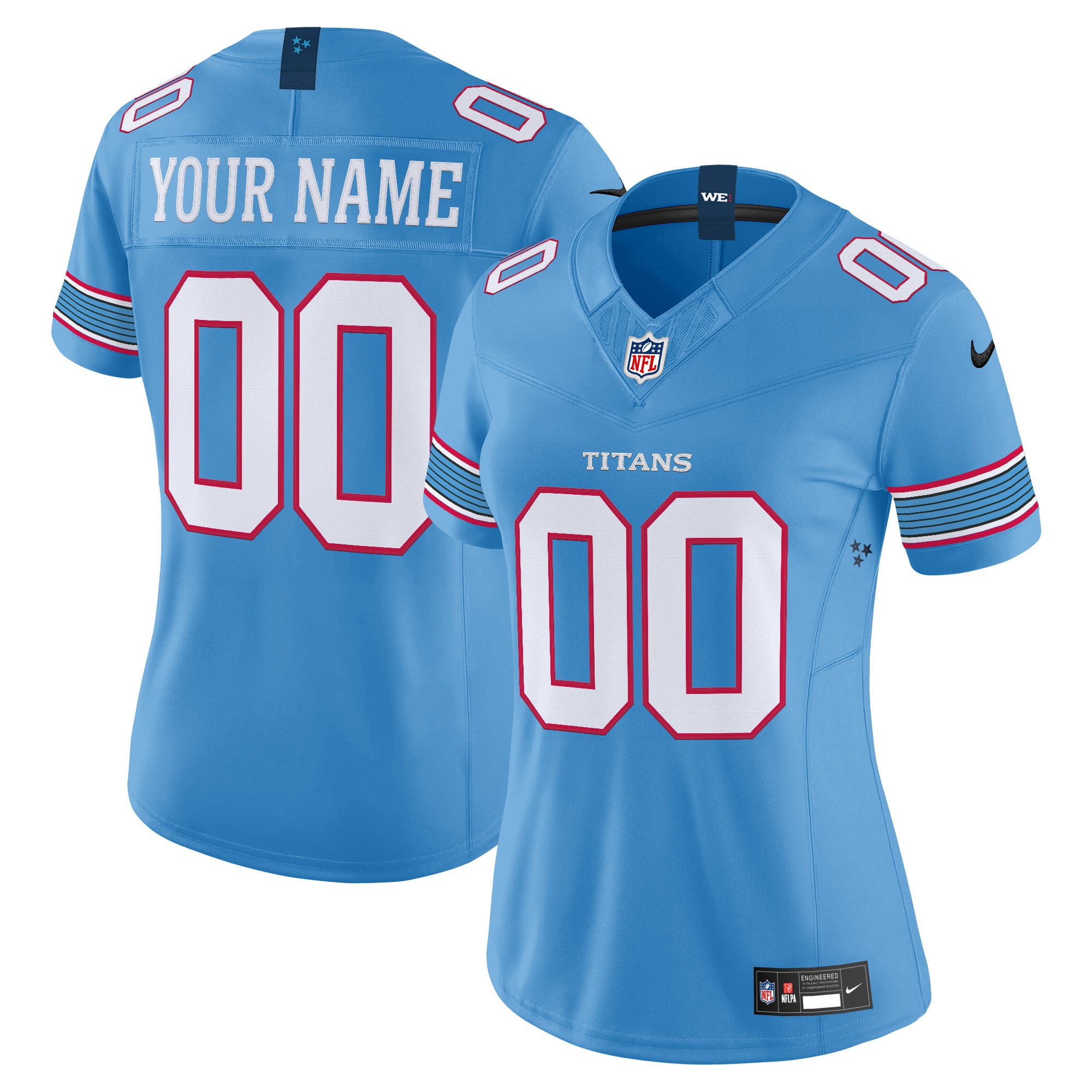 Tennessee Titans 2026 Vapor Limited Custom Jersey - All Stitched