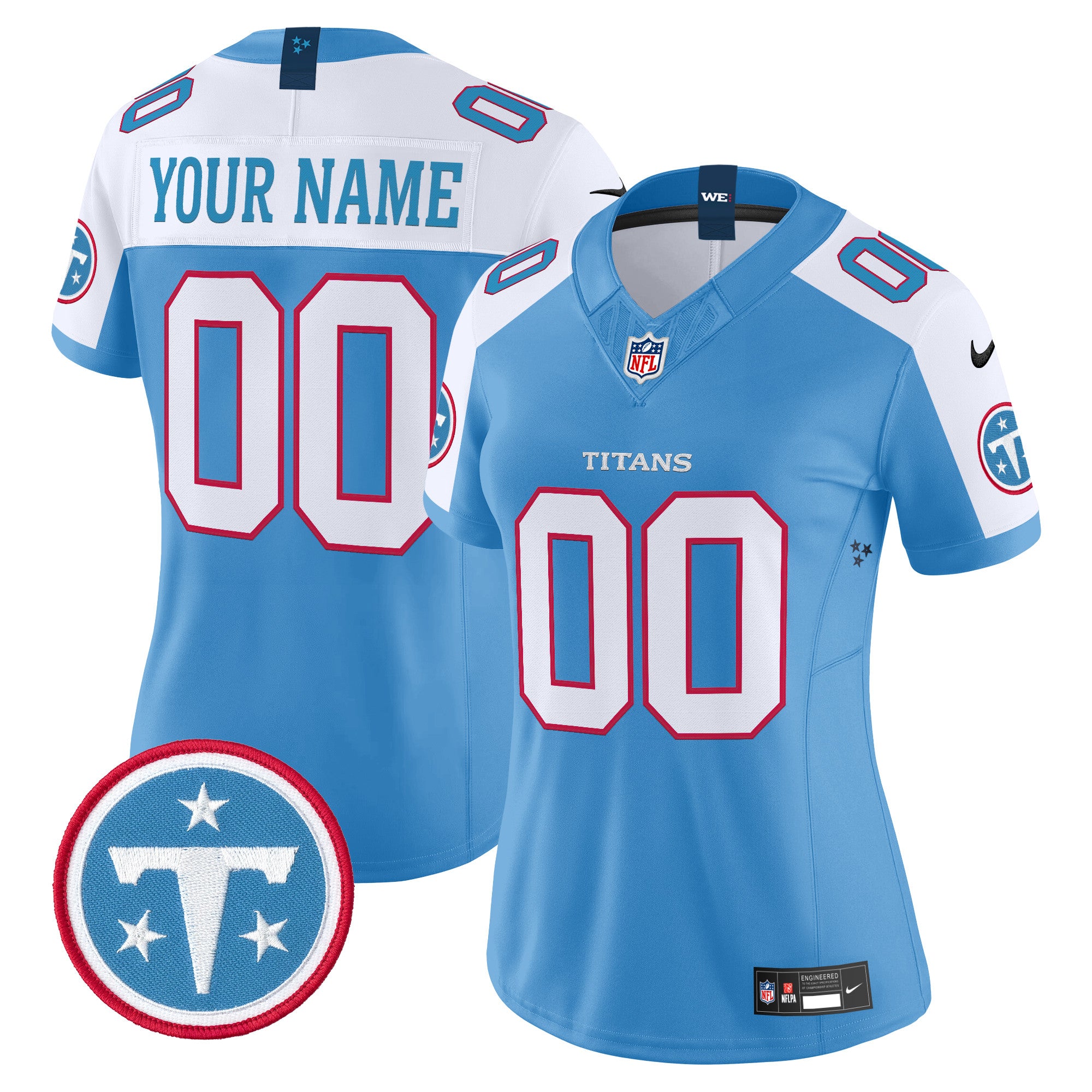 Tennessee Titans 2026 Vapor Limited Custom Jersey - All Stitched
