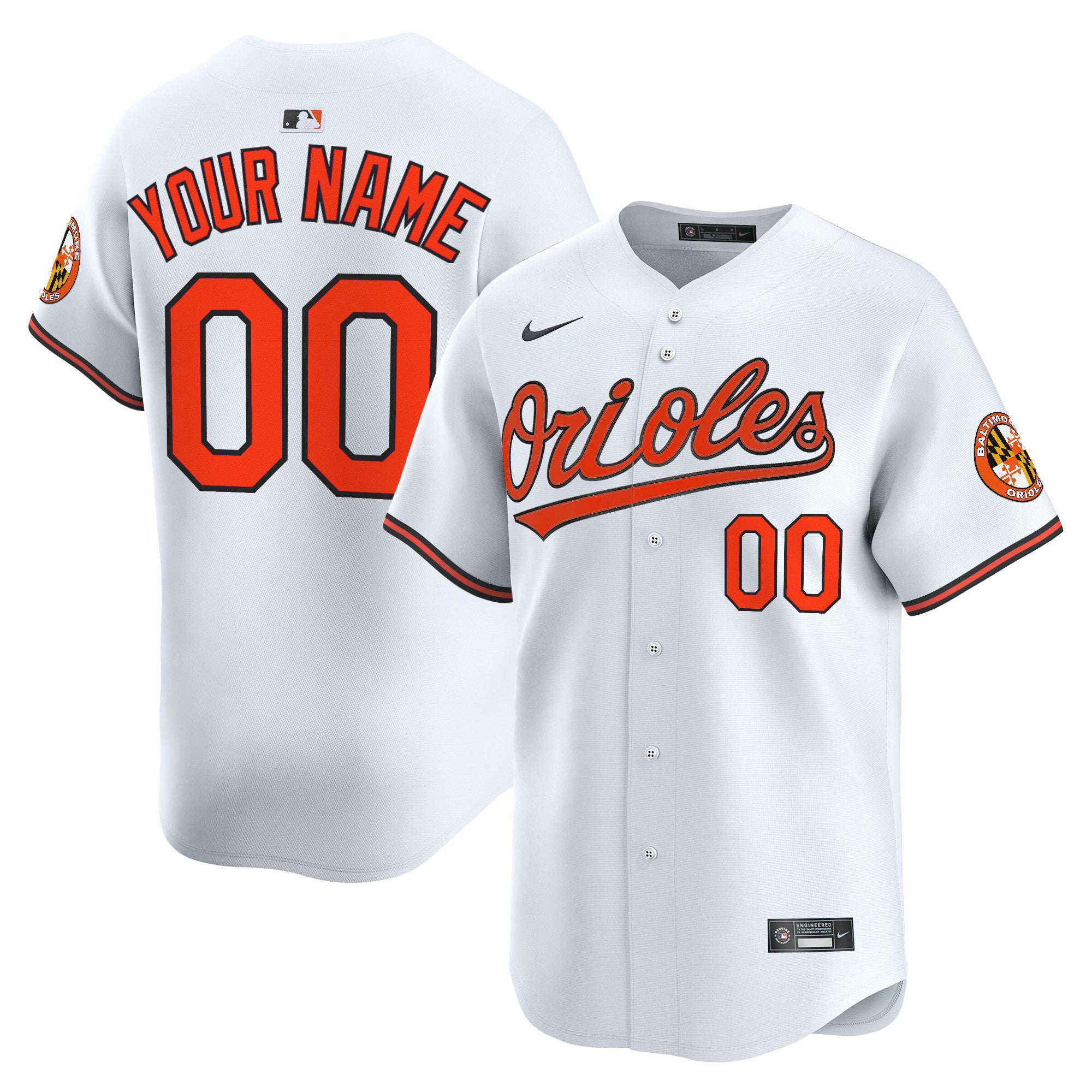 Baltimore Orioles 2026 Vapor Premier Limited Custom Jersey - All Stitched
