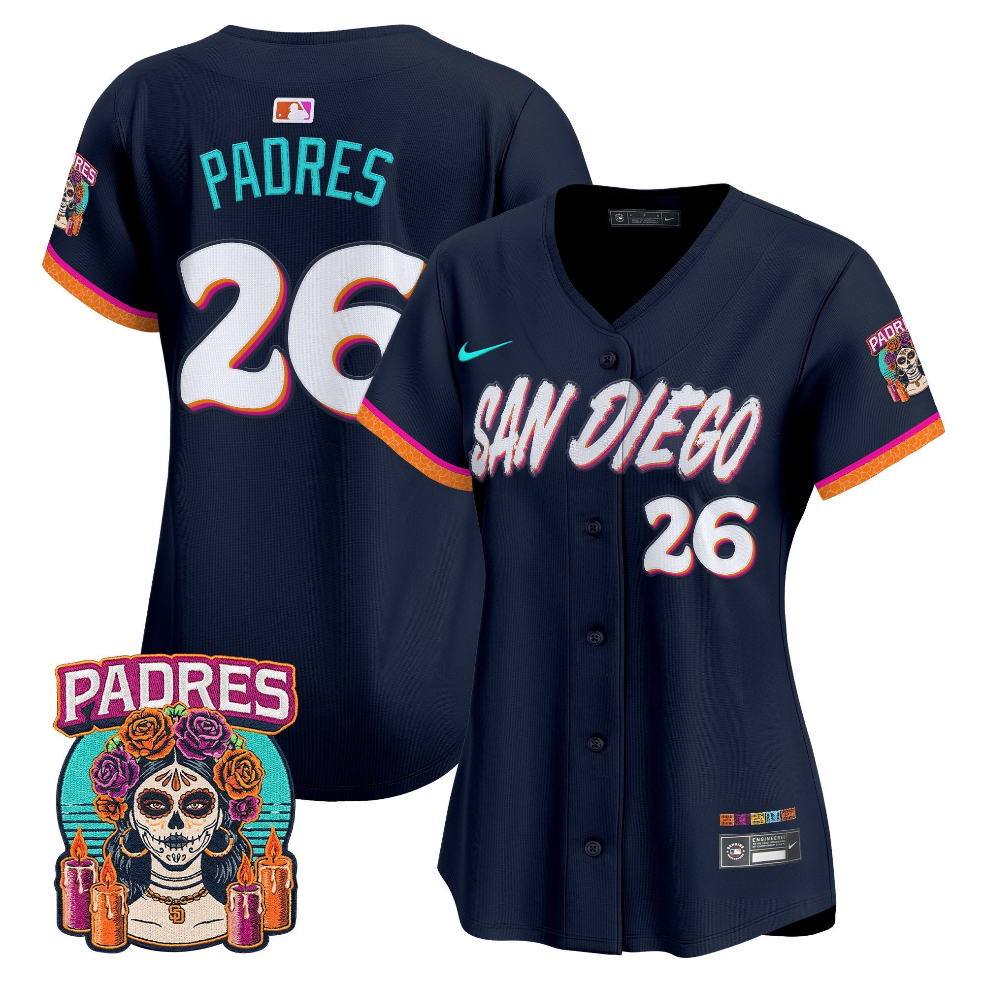Women's San Diego Padres 2026 City Connect Vapor Premier Limited Jersey - All Stitched
