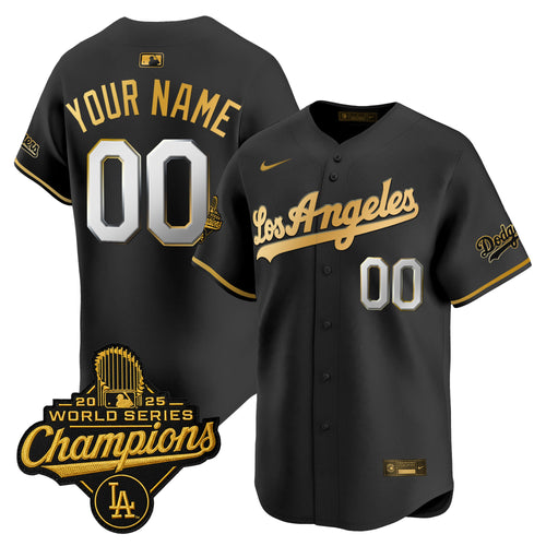Dodgers 2026 Vapor Premier Limited Custom Jersey - World Series Champions Edition - All Stitched