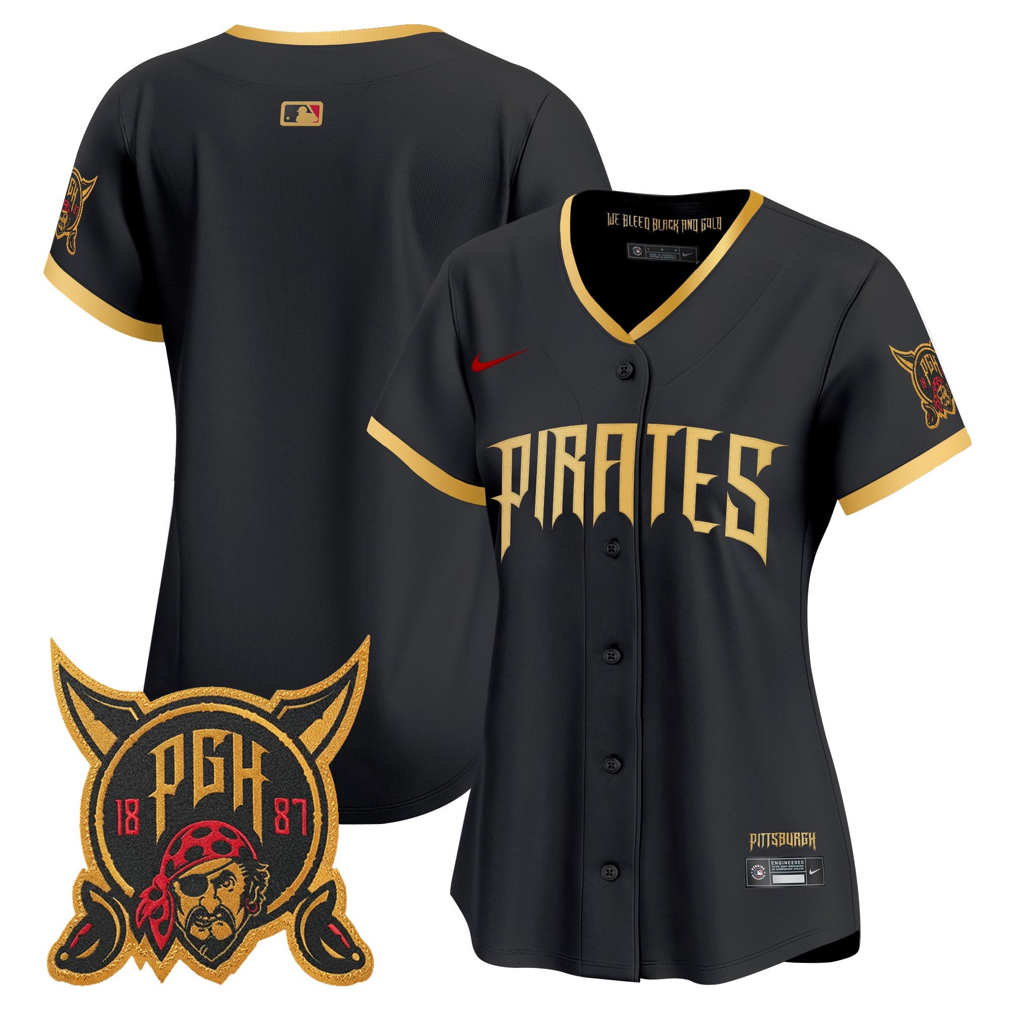 Women's Pittsburgh Pirates 2026 City Connect Vapor Premier Limited Jersey - All Stitched