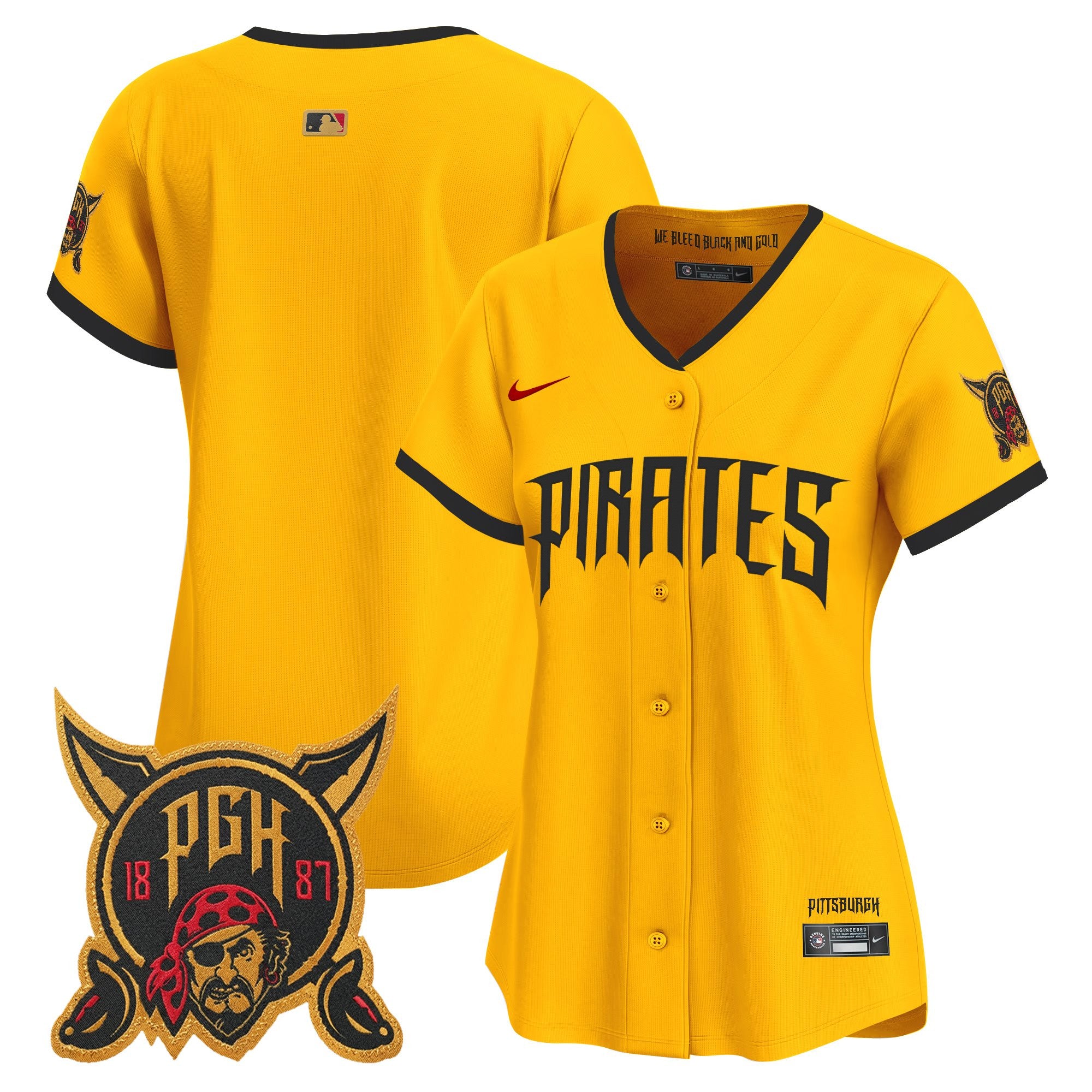 Women's Pittsburgh Pirates 2026 City Connect Vapor Premier Limited Jersey - All Stitched