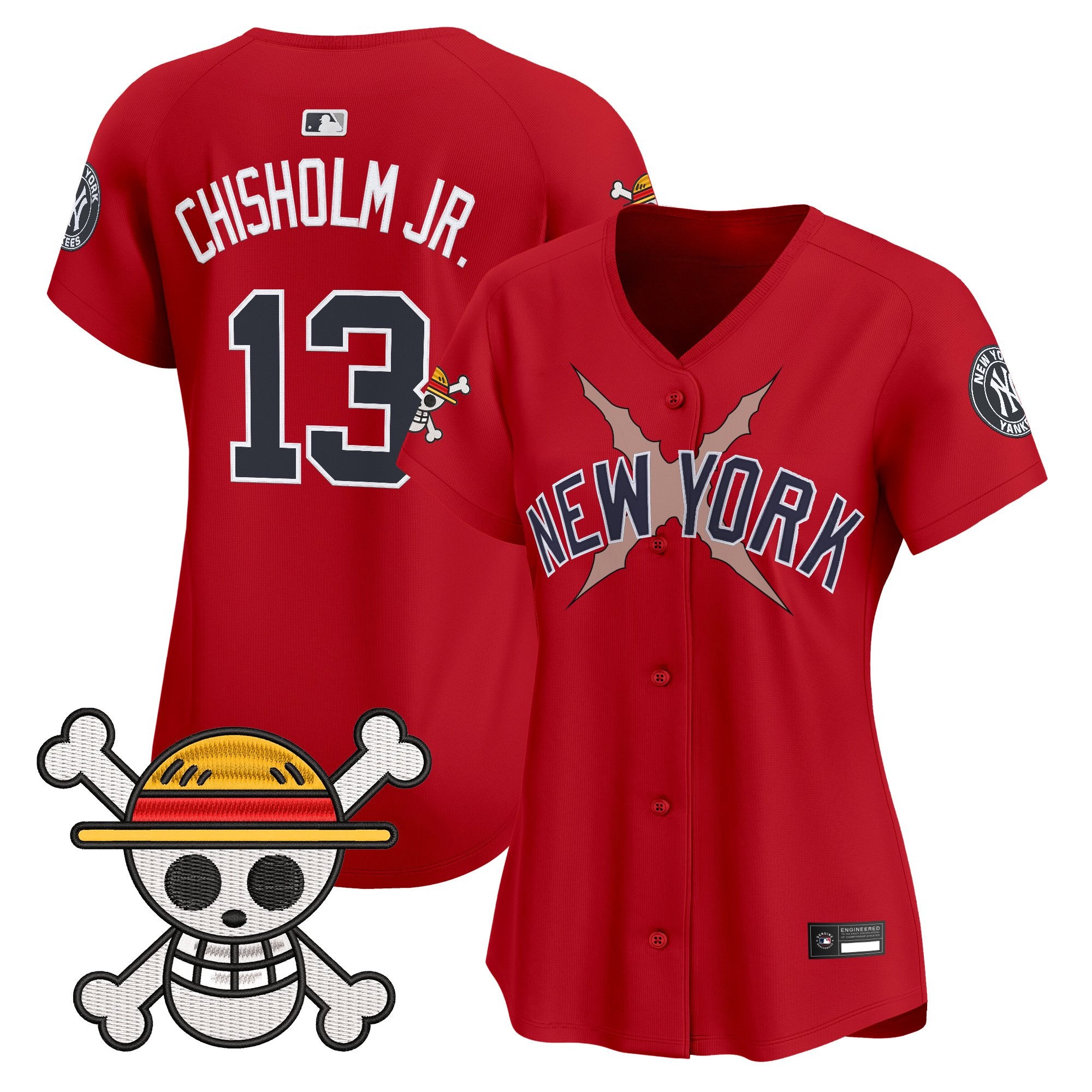 Women's New York Yankees x One Piece Vapor Premier Limited Jersey - Stitched