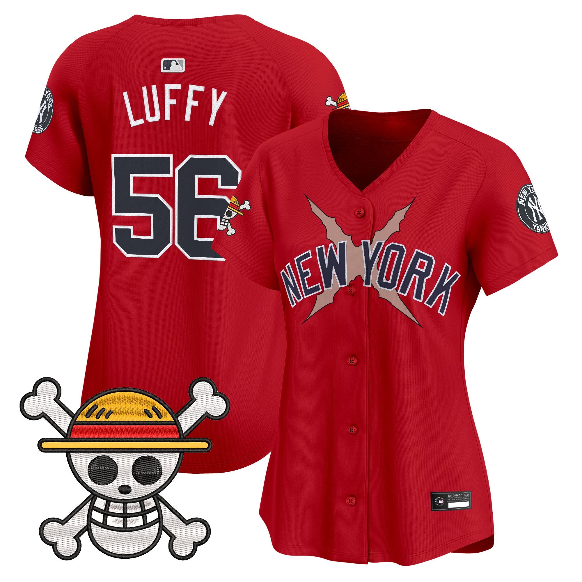 Women's New York Yankees x One Piece Vapor Premier Limited Jersey - Stitched