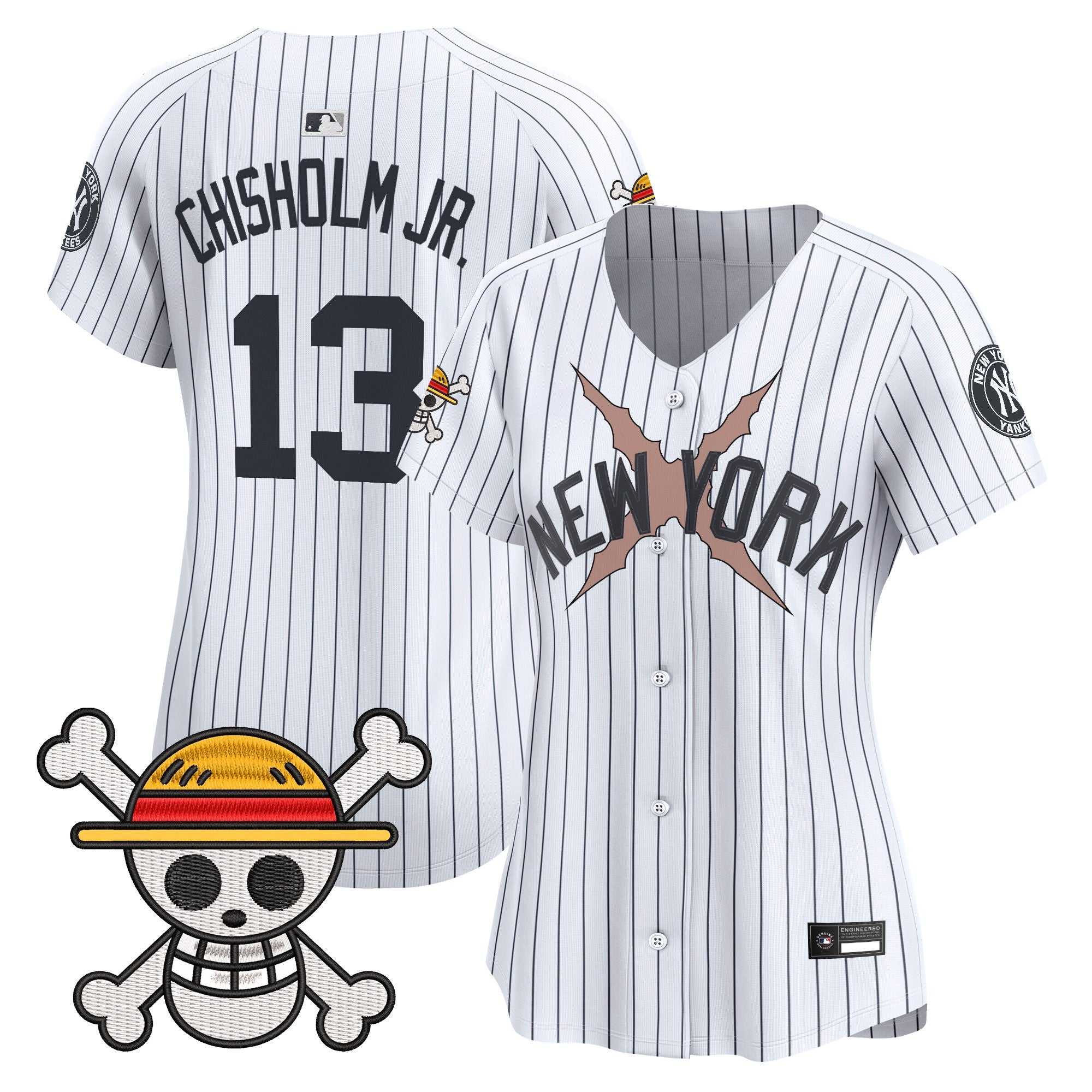 Women's New York Yankees x One Piece Vapor Premier Limited Jersey - Stitched