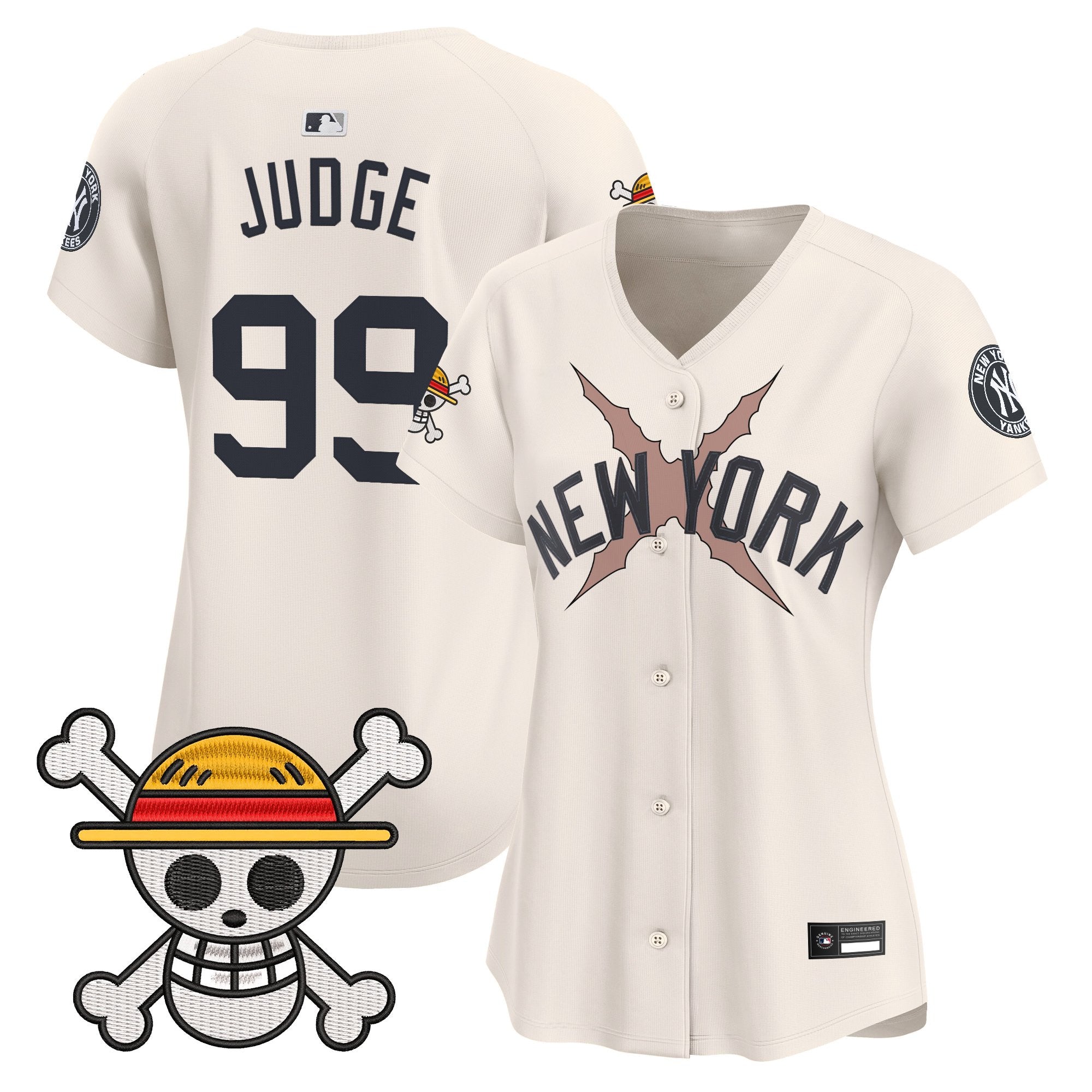 Women's New York Yankees x One Piece Vapor Premier Limited Jersey - Stitched