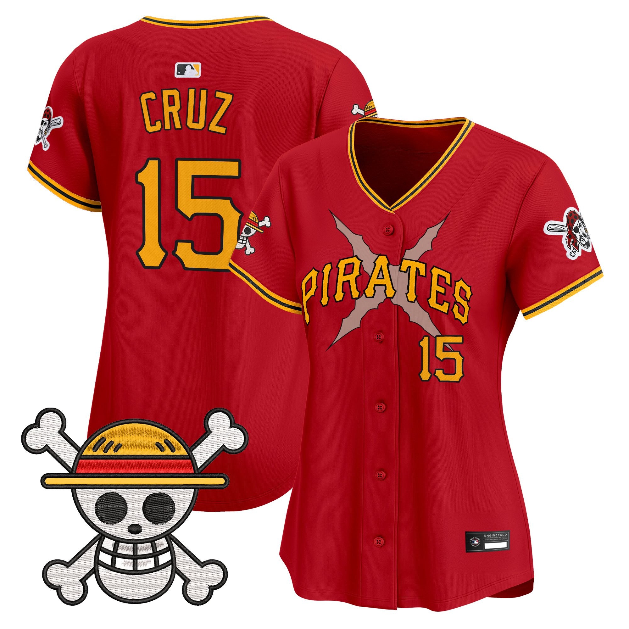 Women's Pittsburgh Pirates x One Piece Vapor Premier Limited Jersey - Stitched